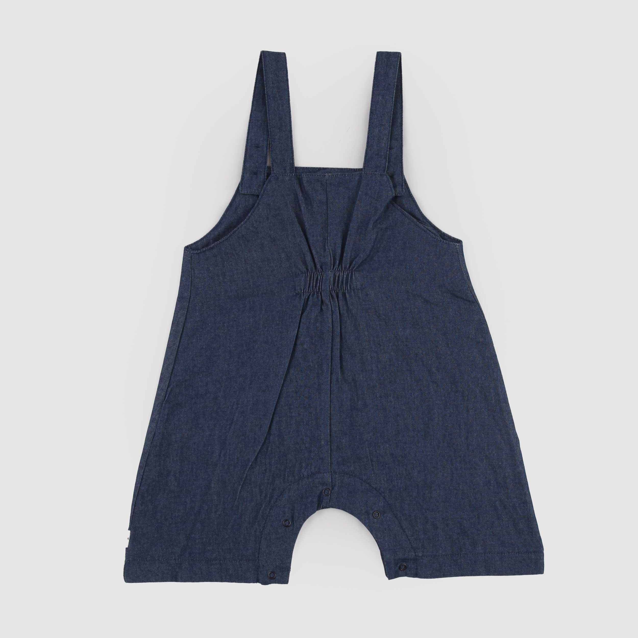 Salopette Blu con Tasca a Marsupio Firmata COCCODE