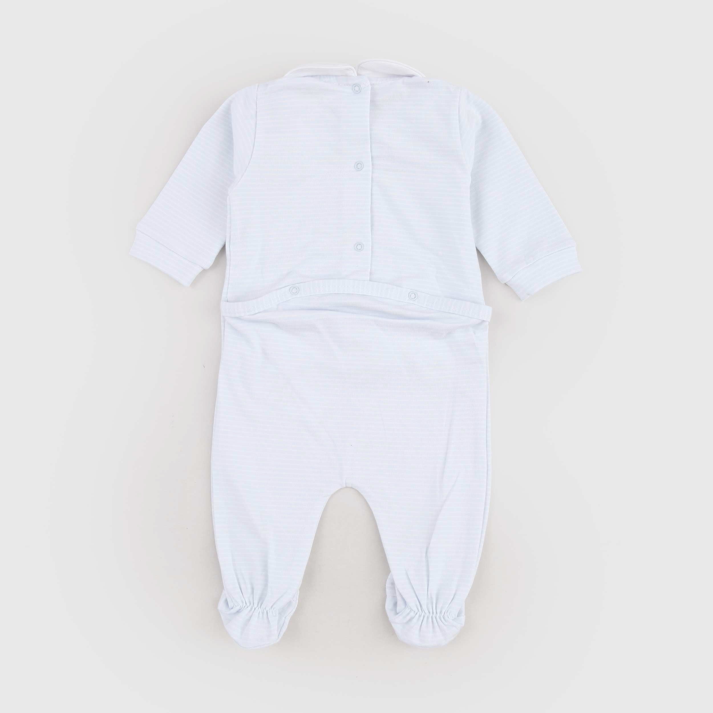 Tutina Modello a Righe Bianche e Celeste Firmata COCCODE