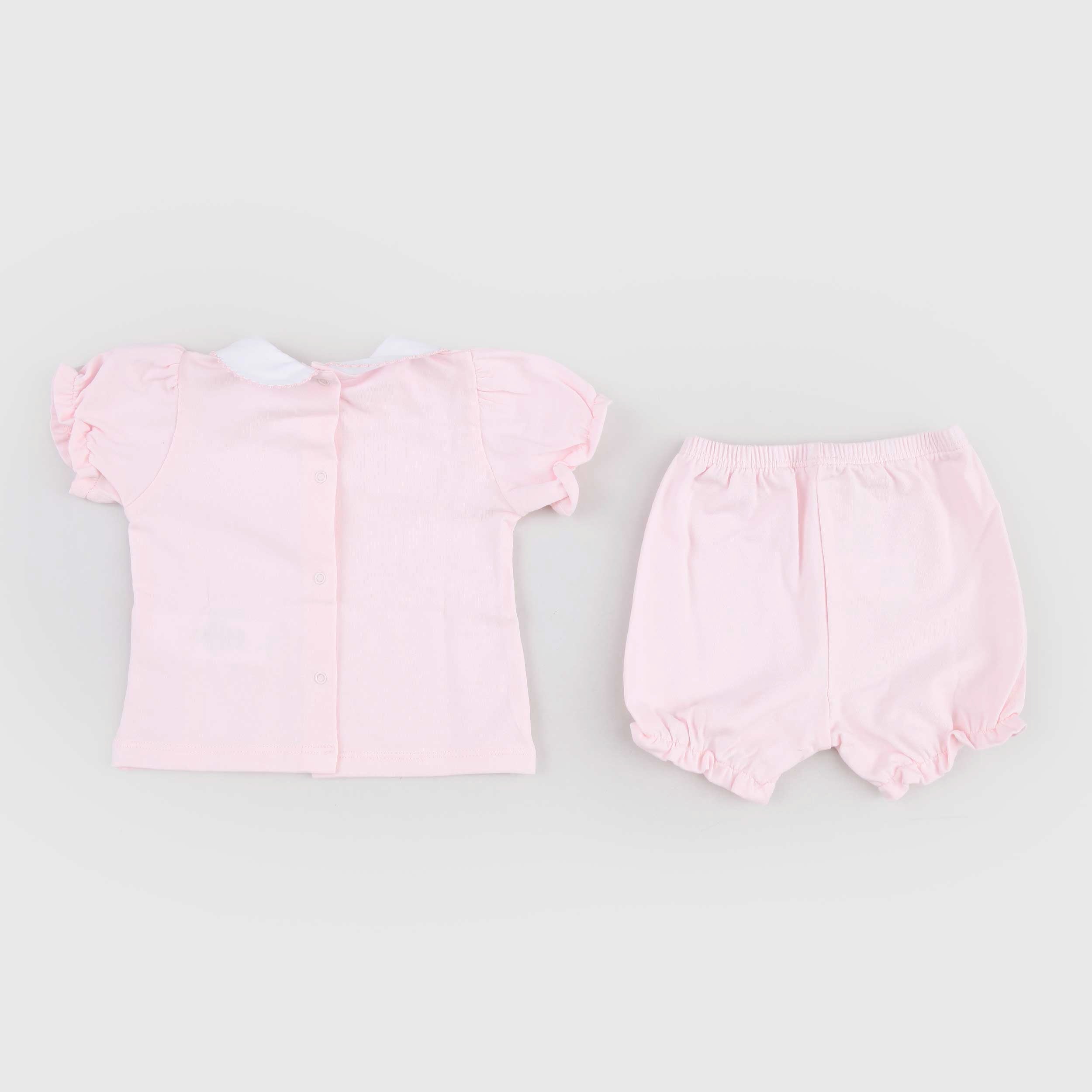 COCCODE Branded Pink Two-Piece Playsuit with Culottes