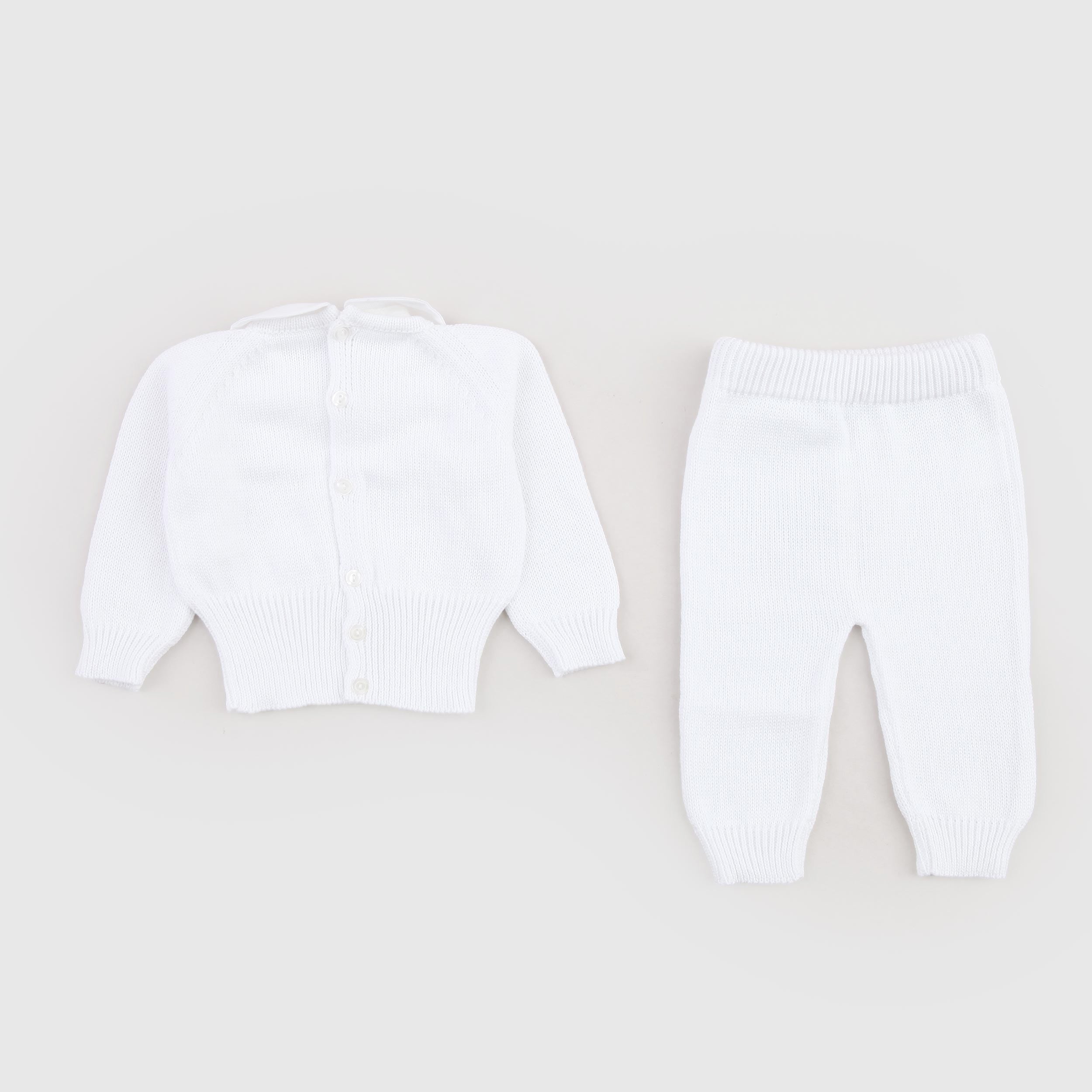 Knitted White Set By COLIBRI