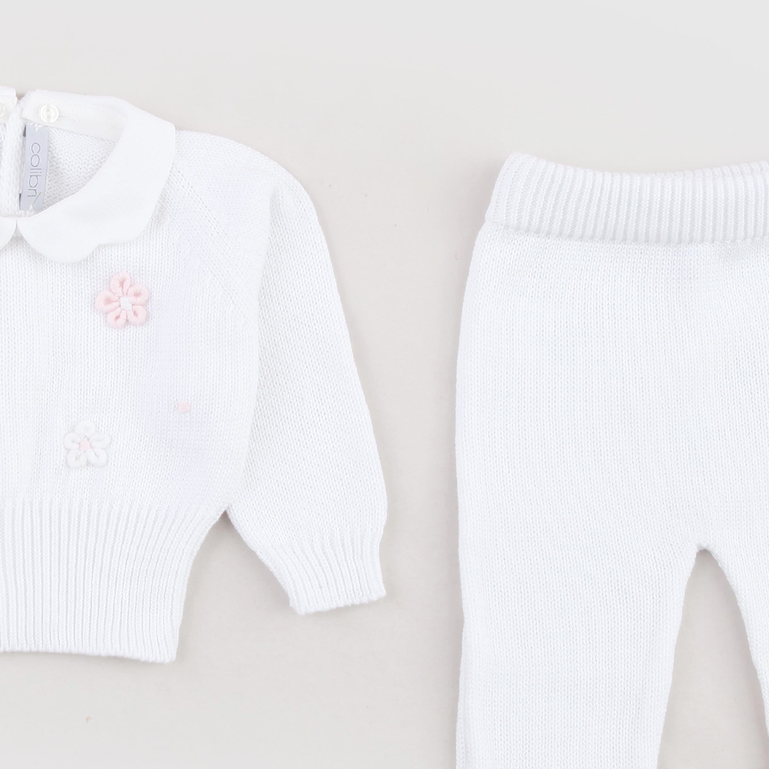Knitted White Set By COLIBRI