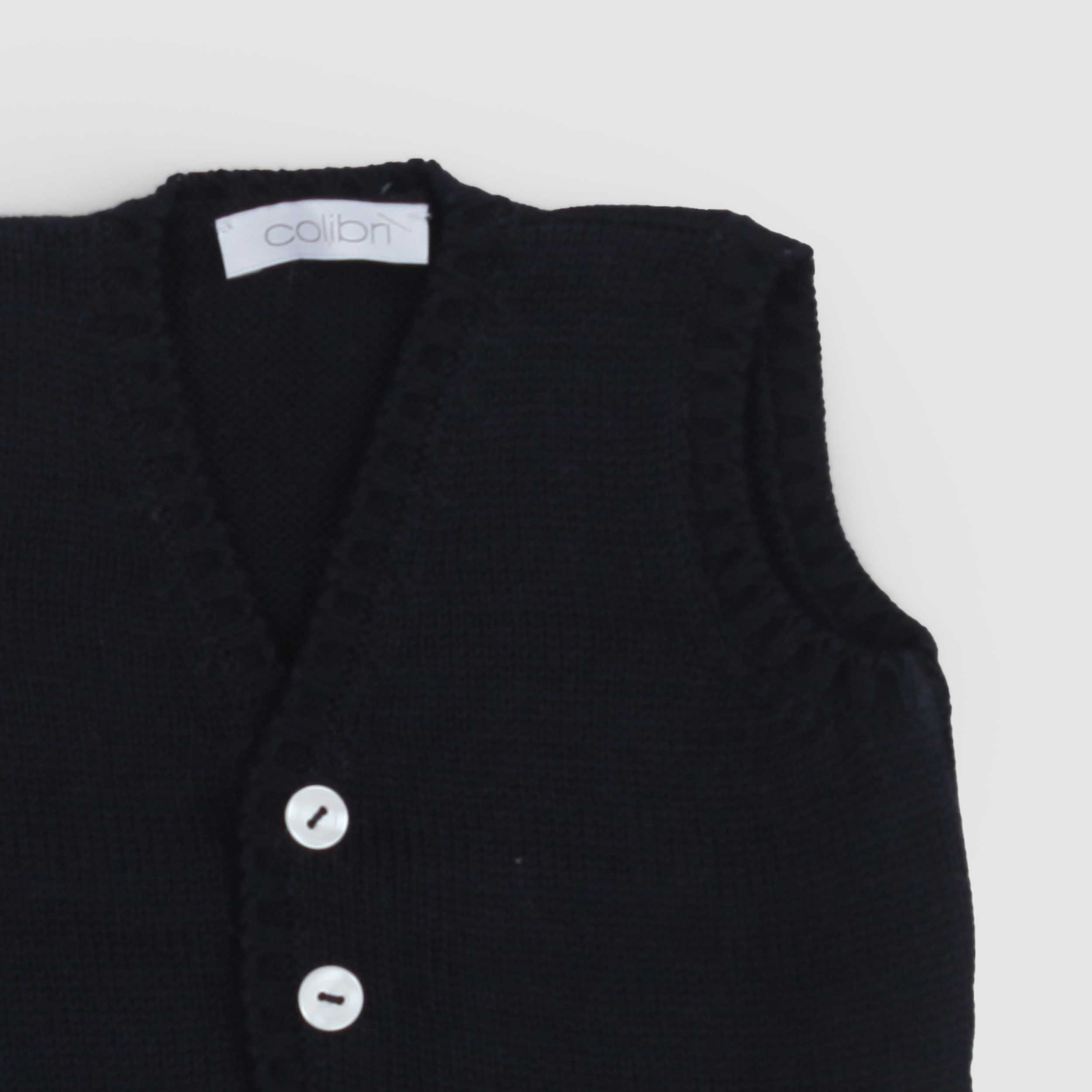 Gilet Blu Smanicato Firmato COLIBRI