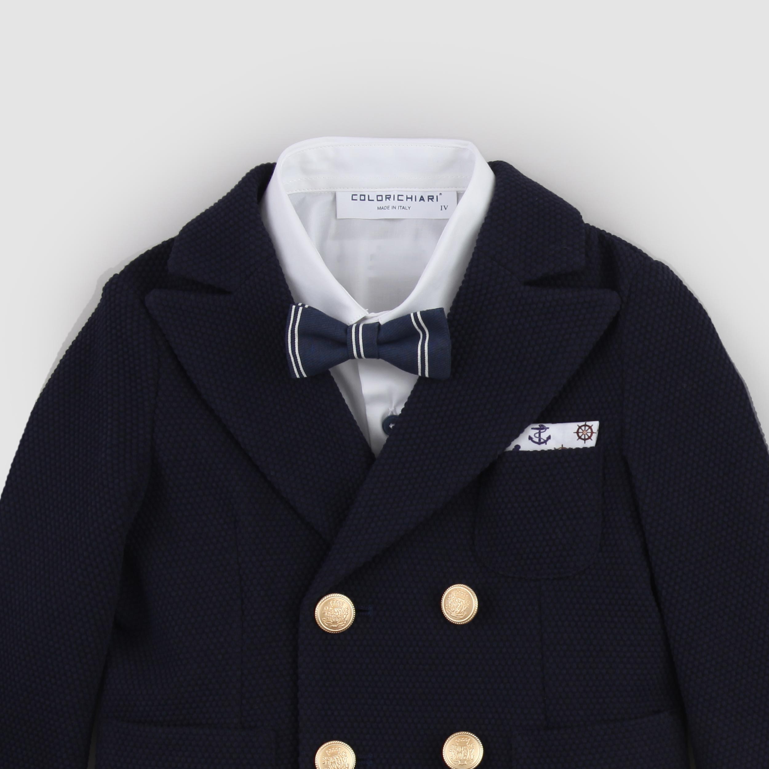 Completo Blu Tre Pezzi Firmato COLORICHIARI