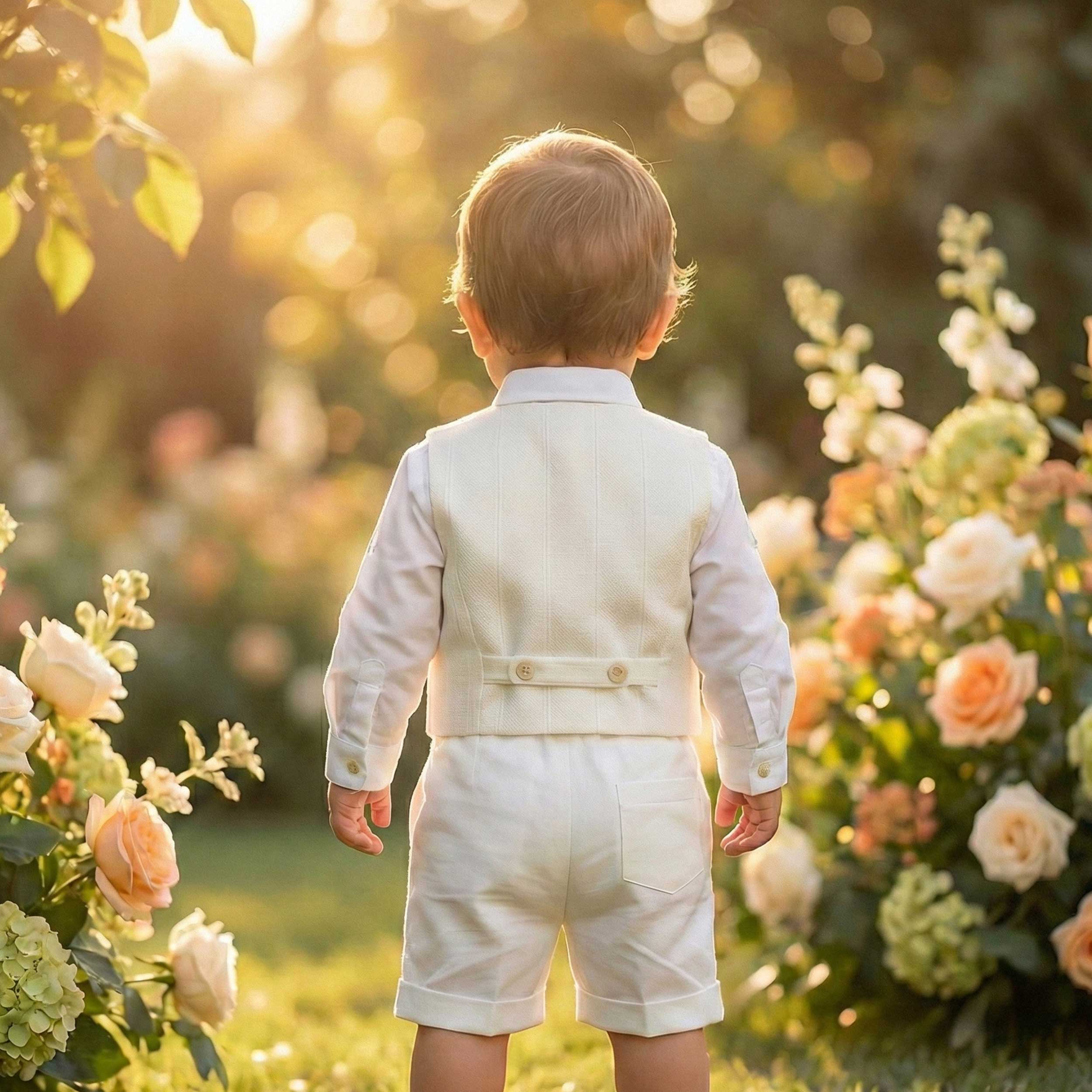 Abito da Battesimo Bianco Firmato COLORICHIARI