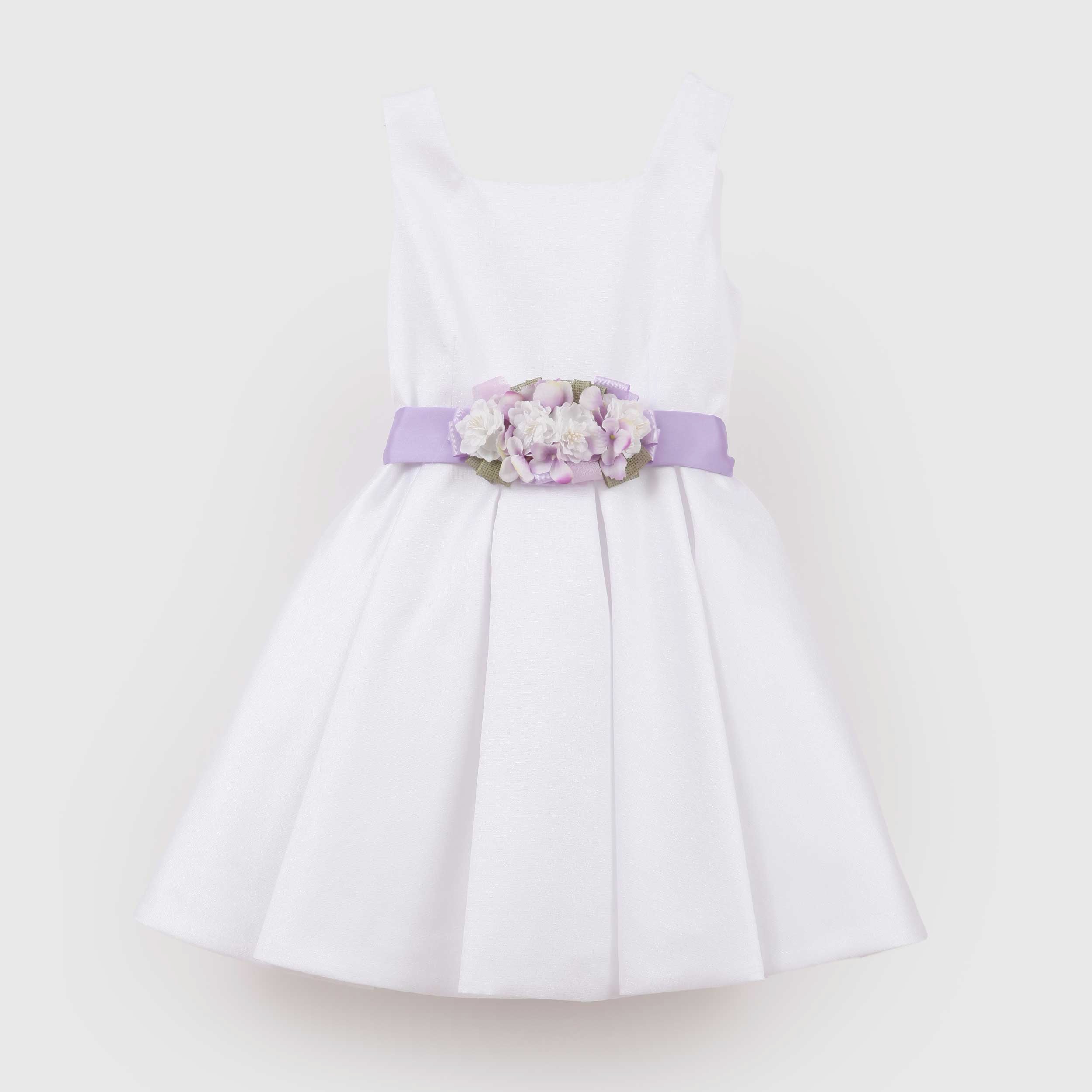 COLORICHIARI Floral Belted Formal Dress