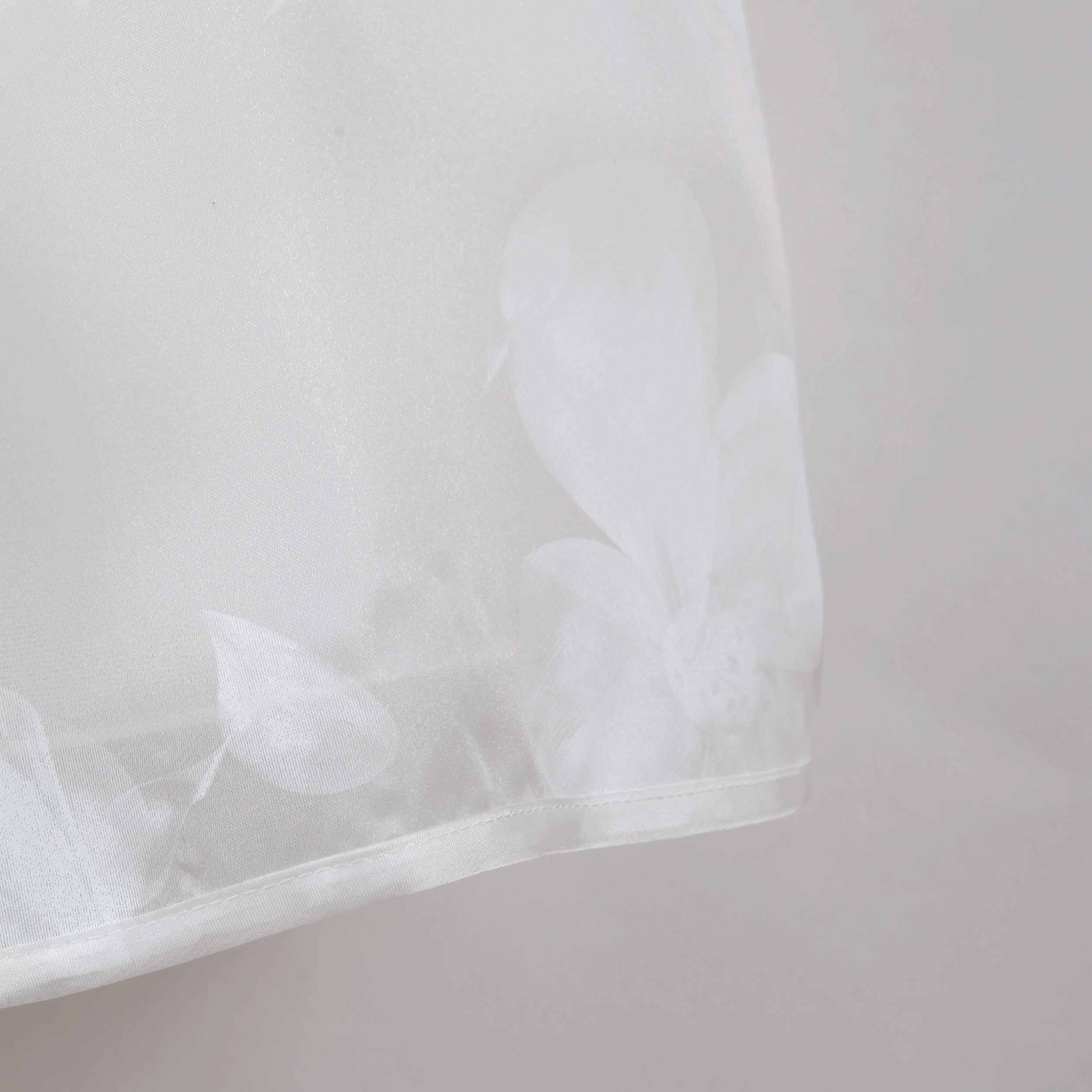 White Communion Dress with Satin Fabric by COLORICHIARI