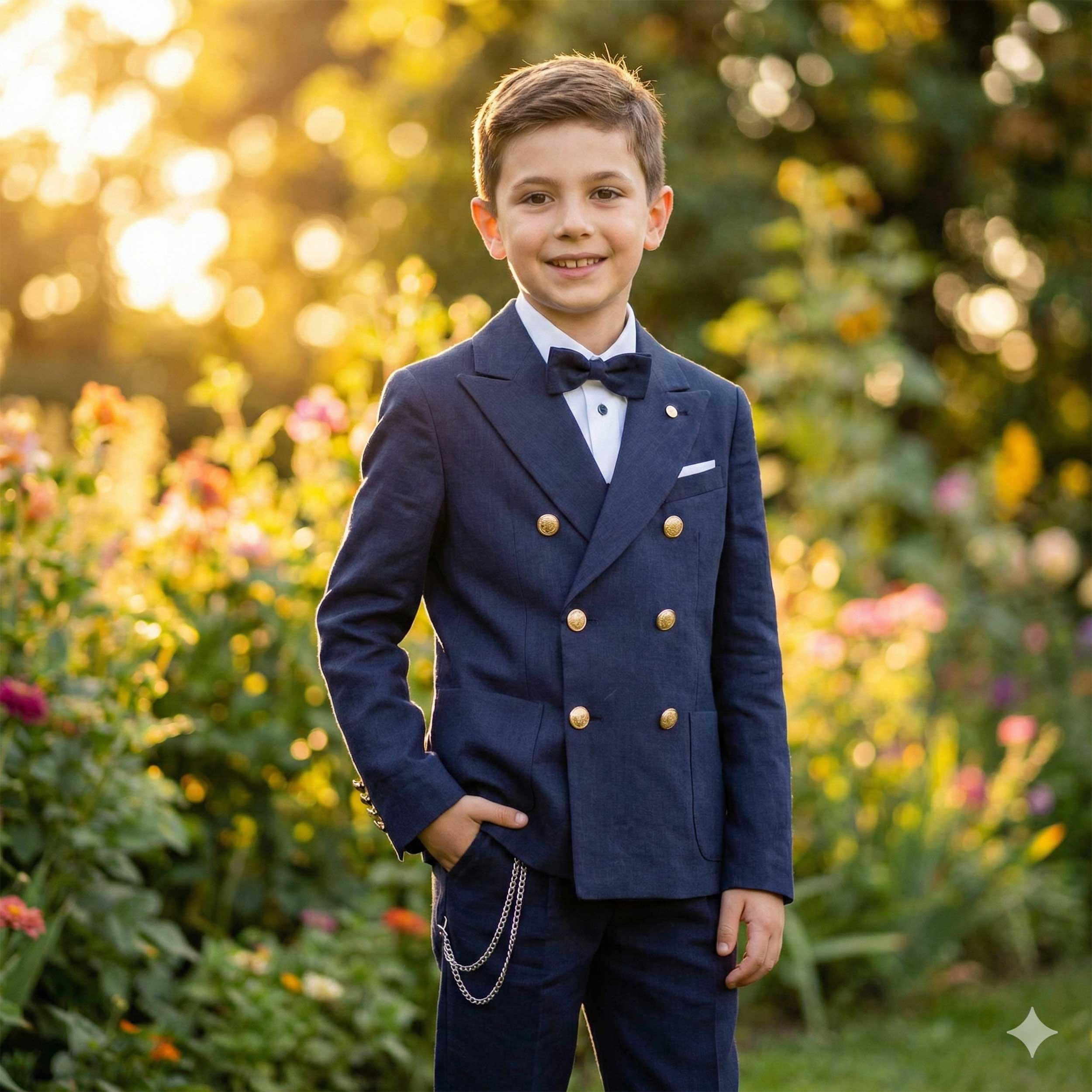 Completo da Cerimonia Blu Firmato COLORICHIARI