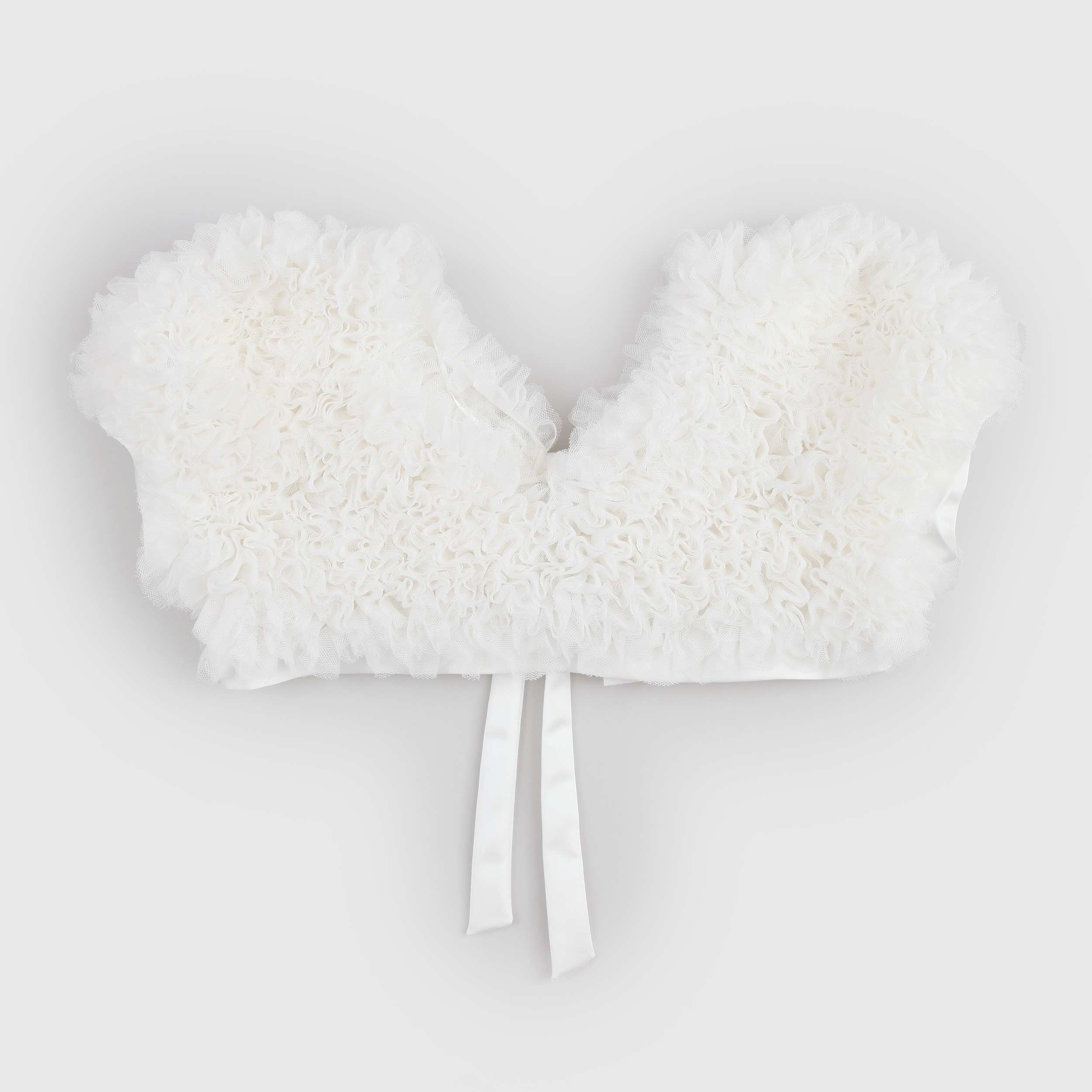 Coprispalle Bianco con Chiusura Firmato COLORICHIARI