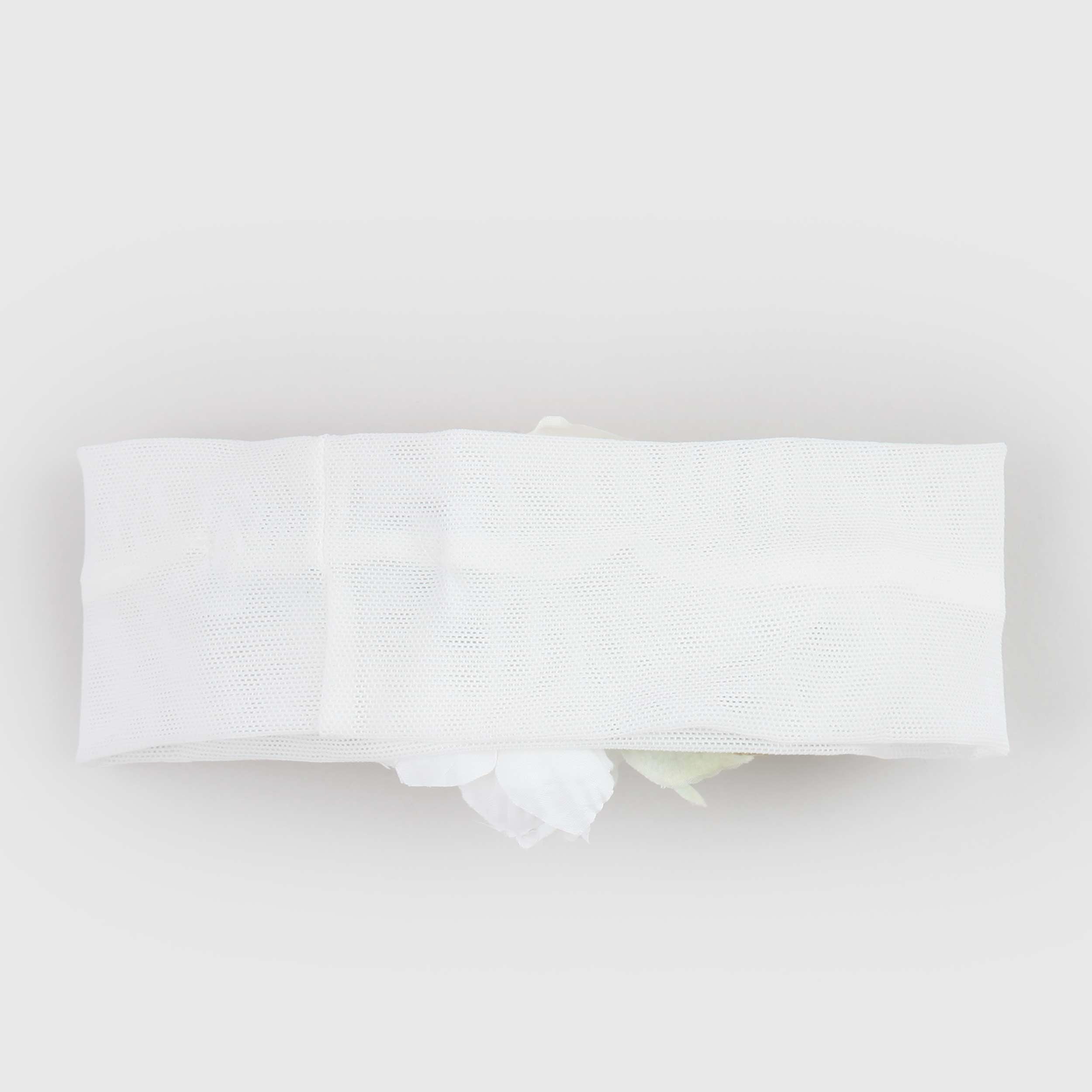 Fascia Elastica Floreale Bianca Firmata COLORICHIARI