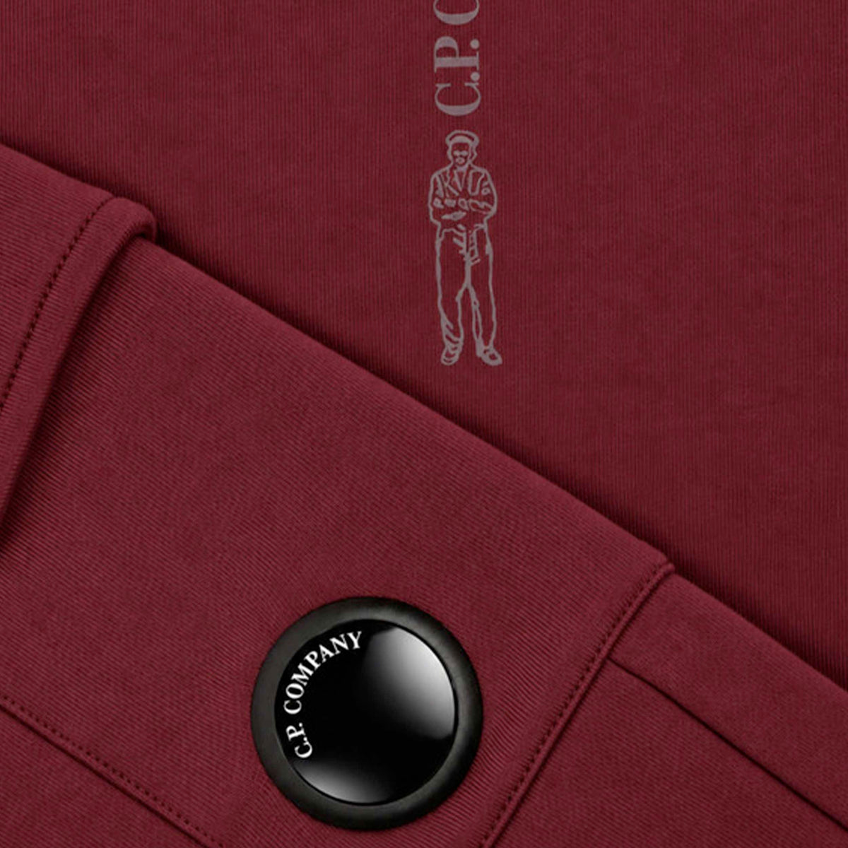 Set Sweatshirt and Trousers Bordeaux for Boy CP COMPANY