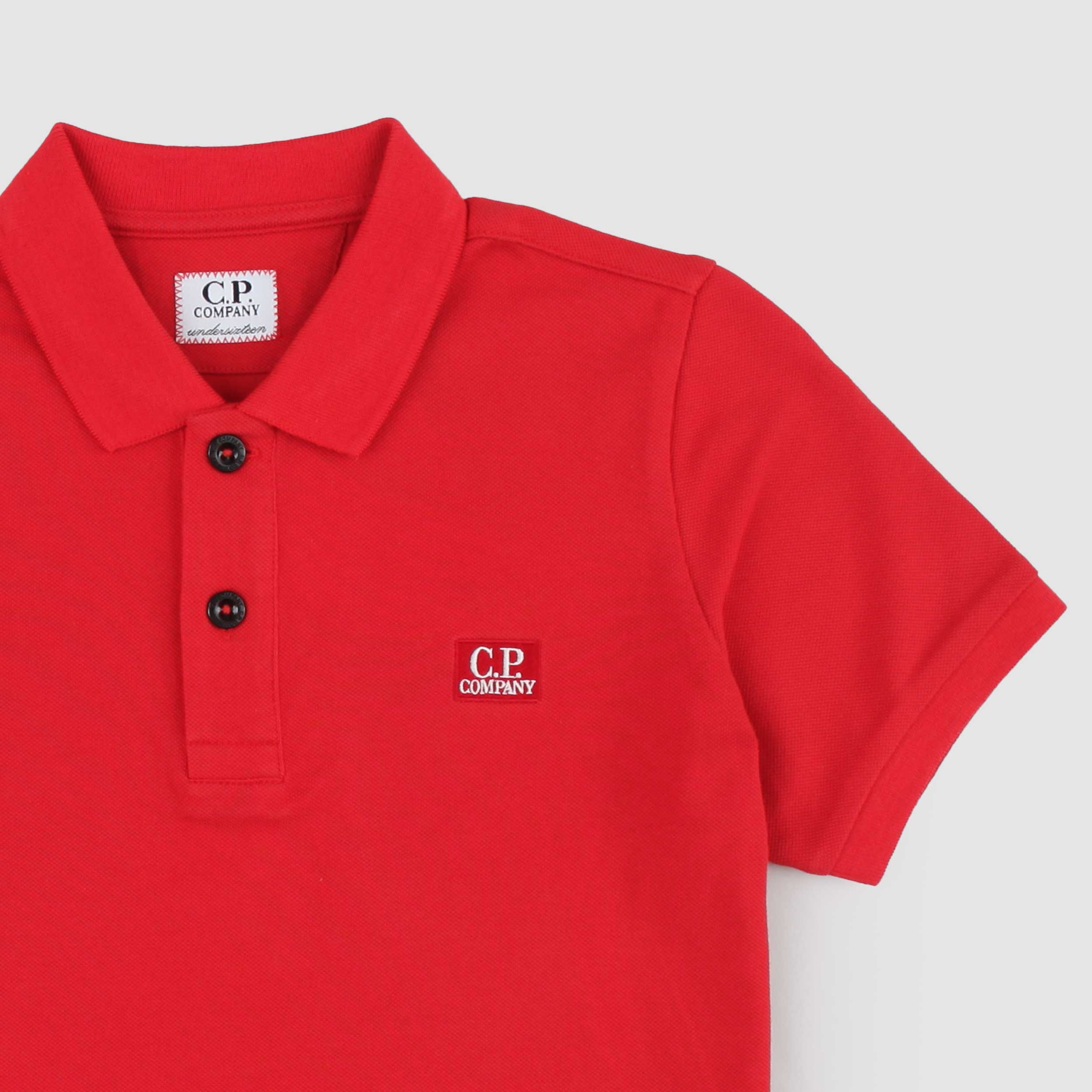 Polo Mezza Manica Rossa Firmata CP COMPANY
