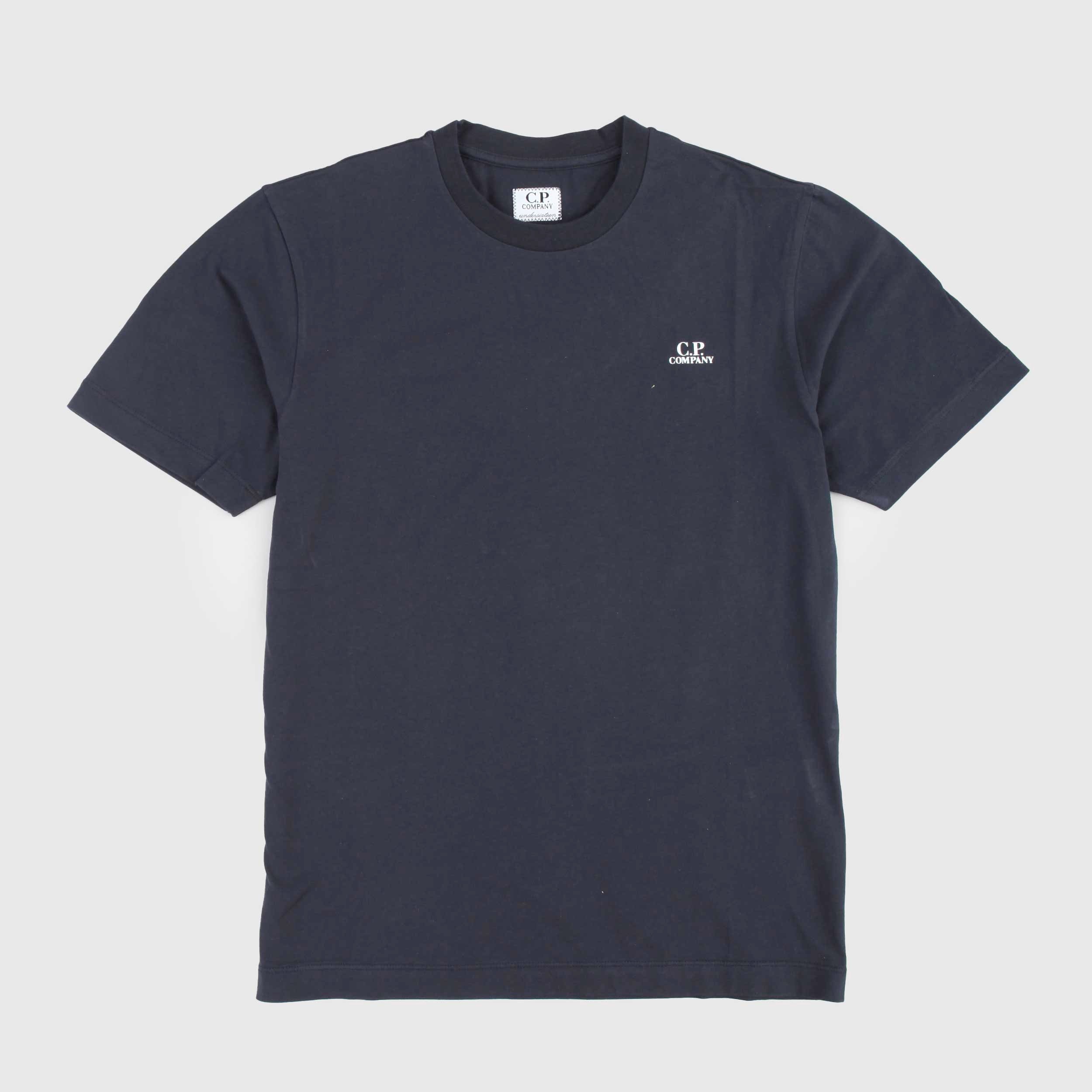 T-shirt Blue Navy Firmata CP COMPANY