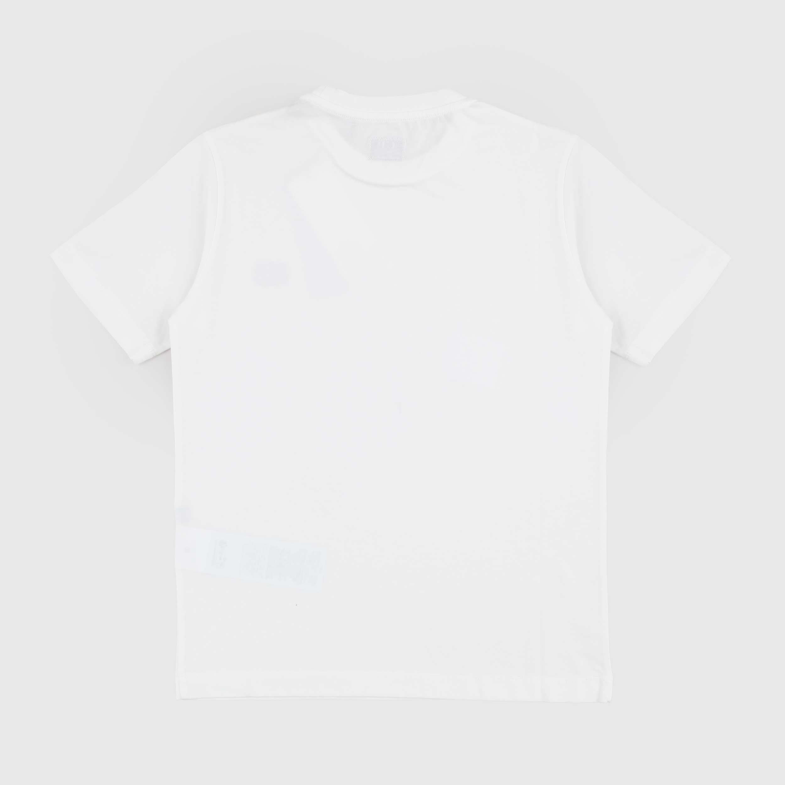 T-shirt con Targhetta Iconica Firmata CP COMPANY