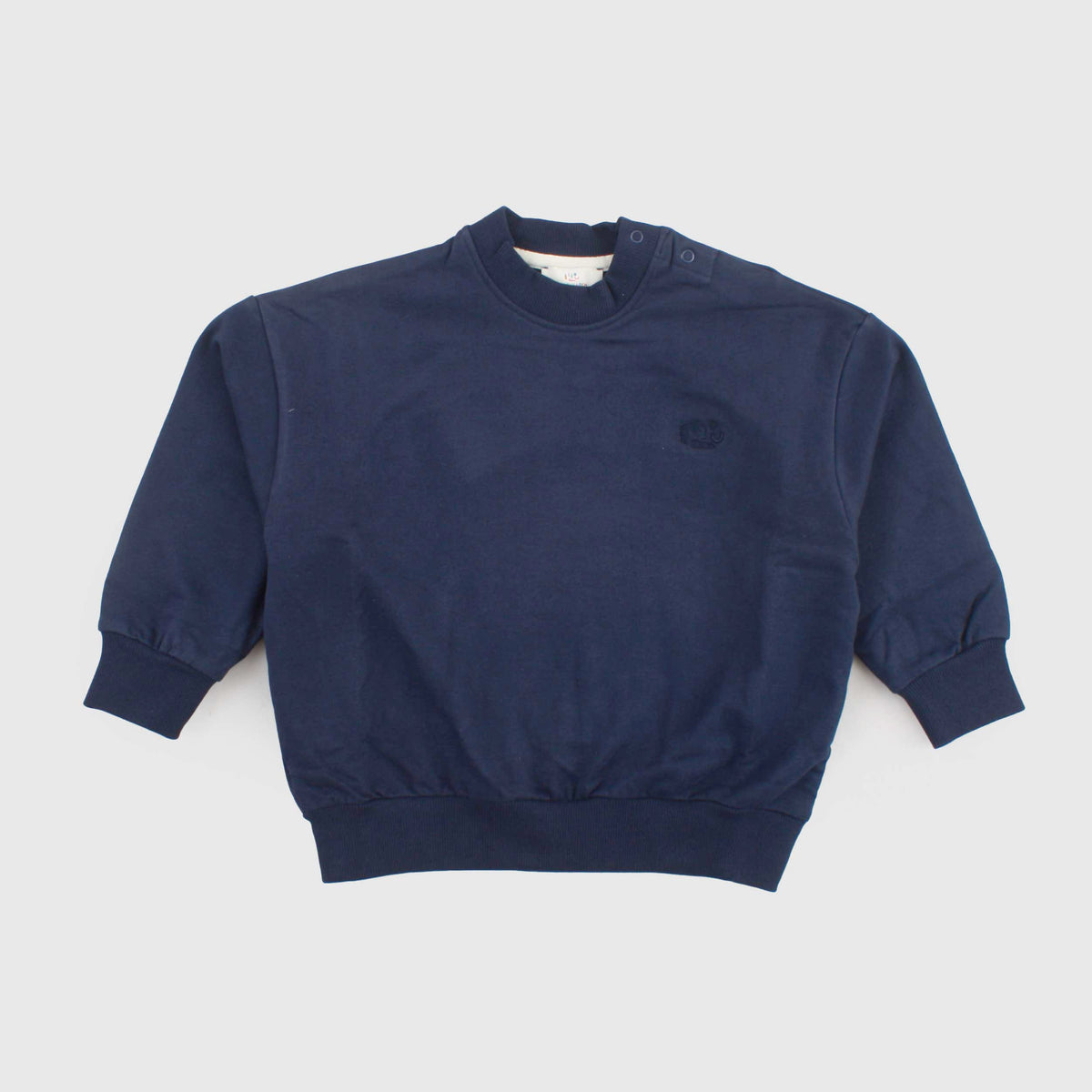 Blue Button-Up Sweatshirt for Baby by COPENHAGEN COLORS