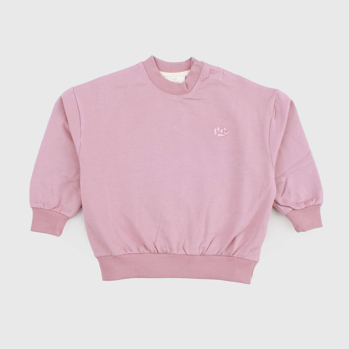 Pink Button Up Sweatshirt for Girls by COPENHAGEN COLORS