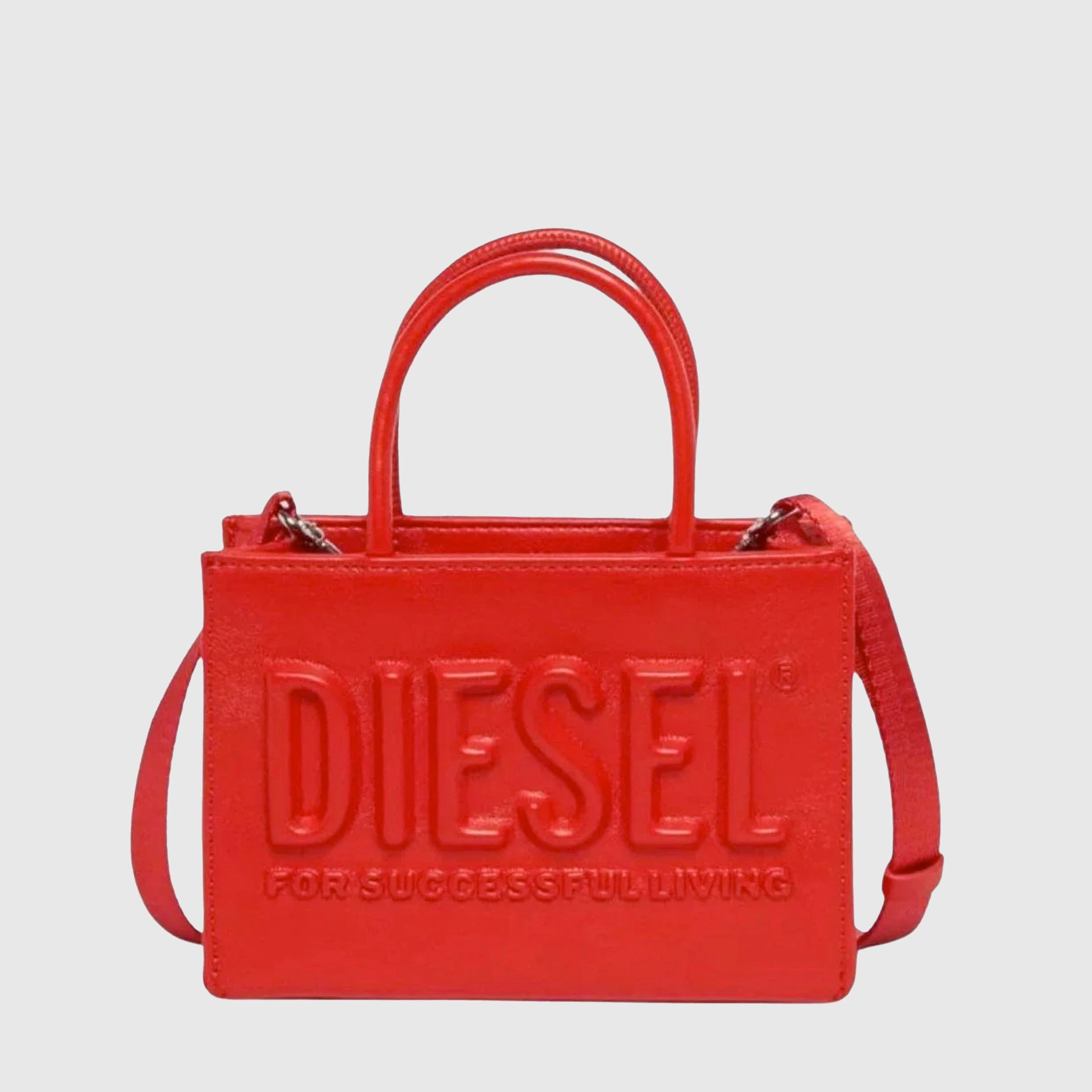 DIESEL DSL 3D shopper bag RED 2way ミニバッグ Red 3D Mini Bag by DIESEL