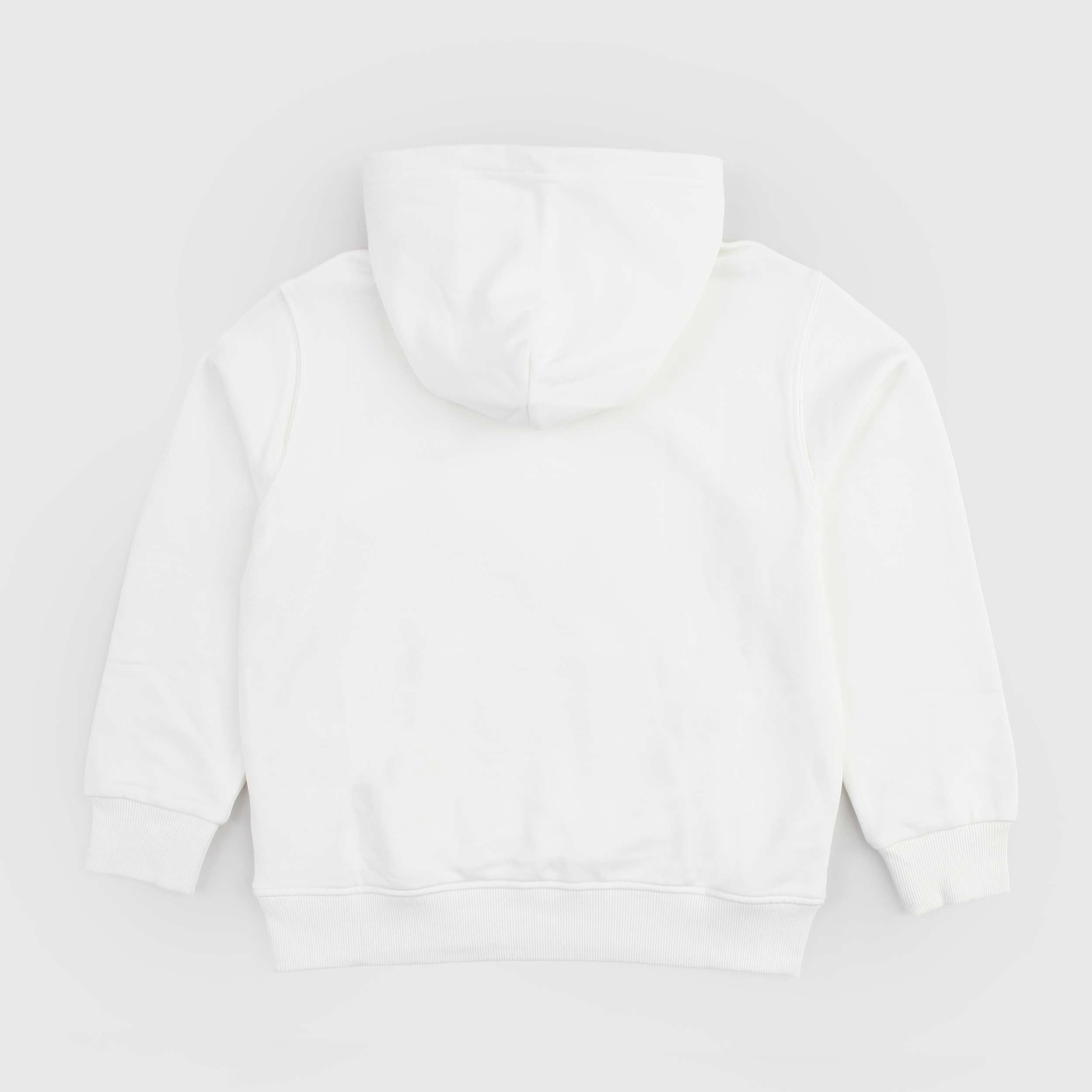 Felpa Bianca Con Cappuccio E Logo Firmata DIESEL