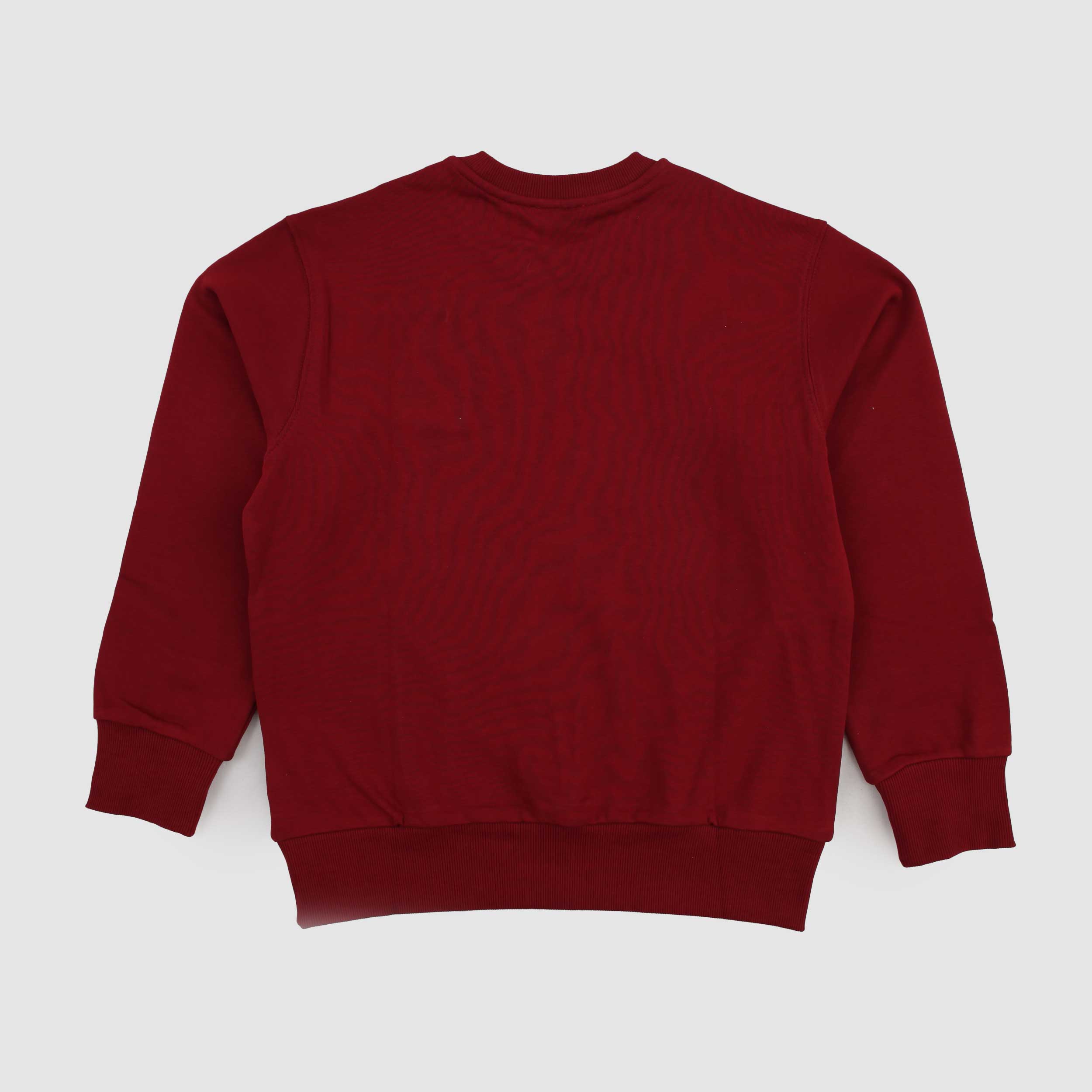 Felpa Bordeaux con Targhetta in Rilievo By DIESEL