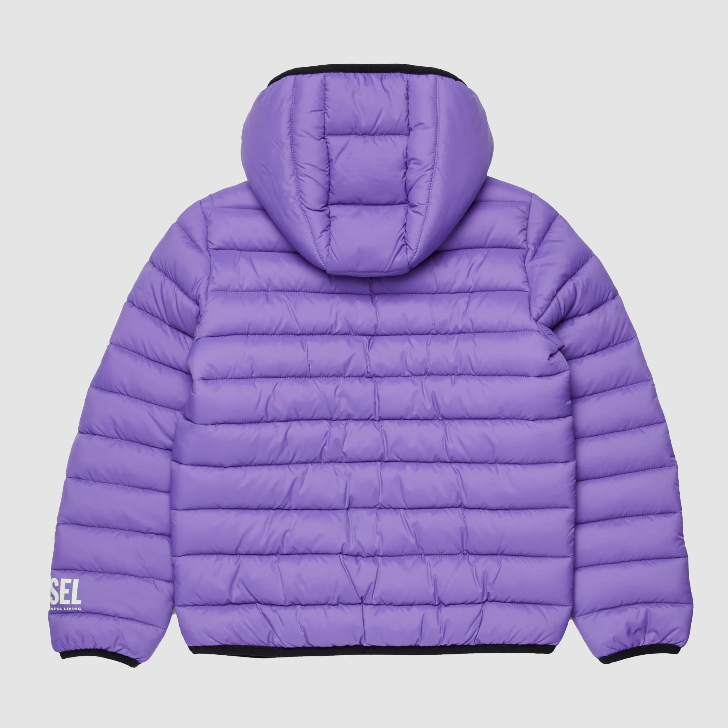 Giubbino Viola con Cappuccio Firmato DIESEL