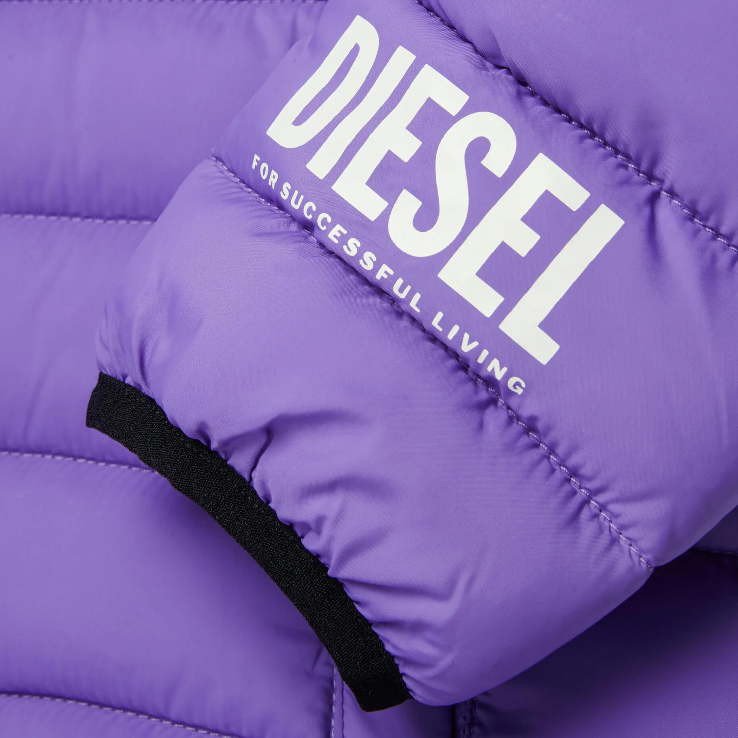 Giubbino Viola con Cappuccio Firmato DIESEL