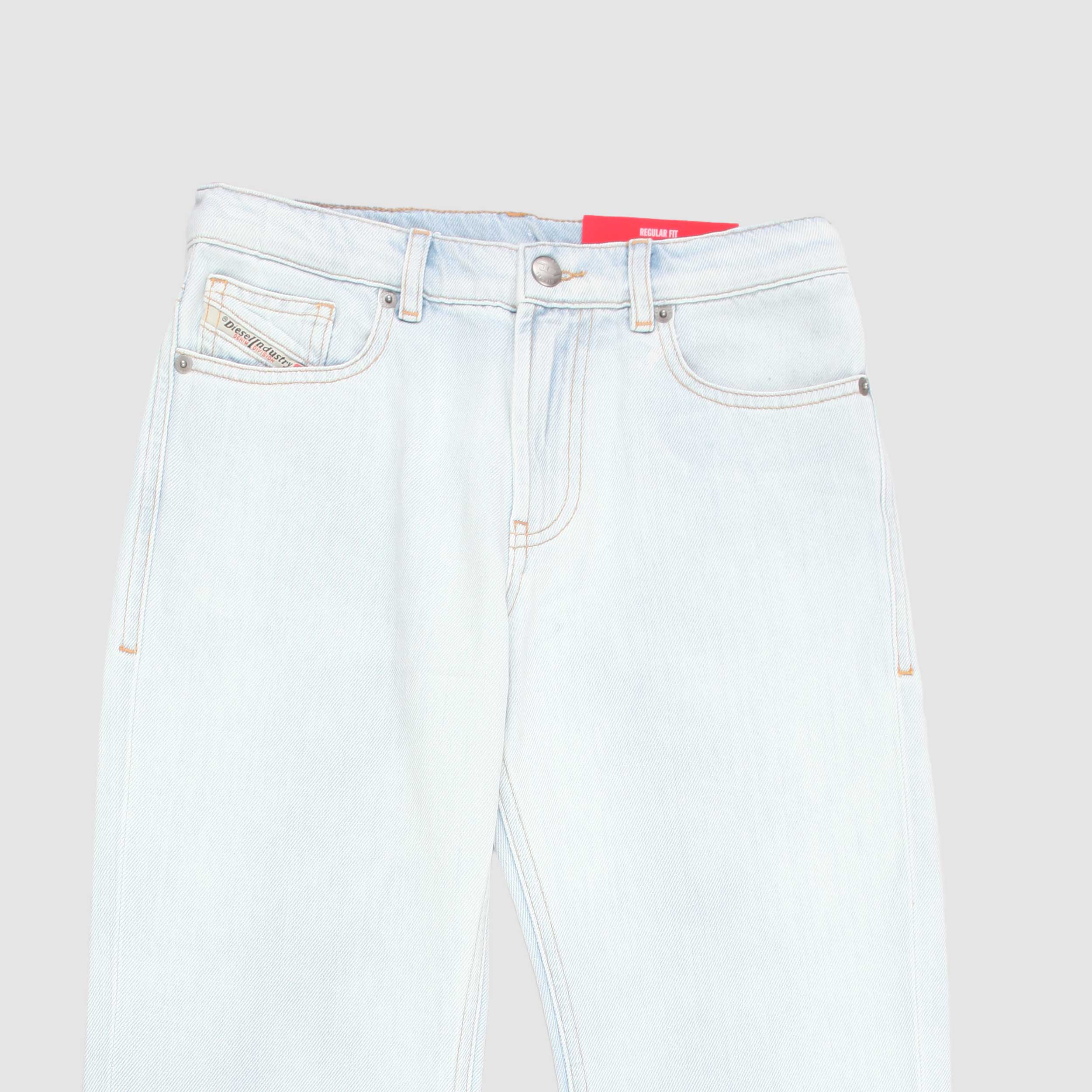 Jeans Chiaro con Coulisse in Vita Firmato DIESEL