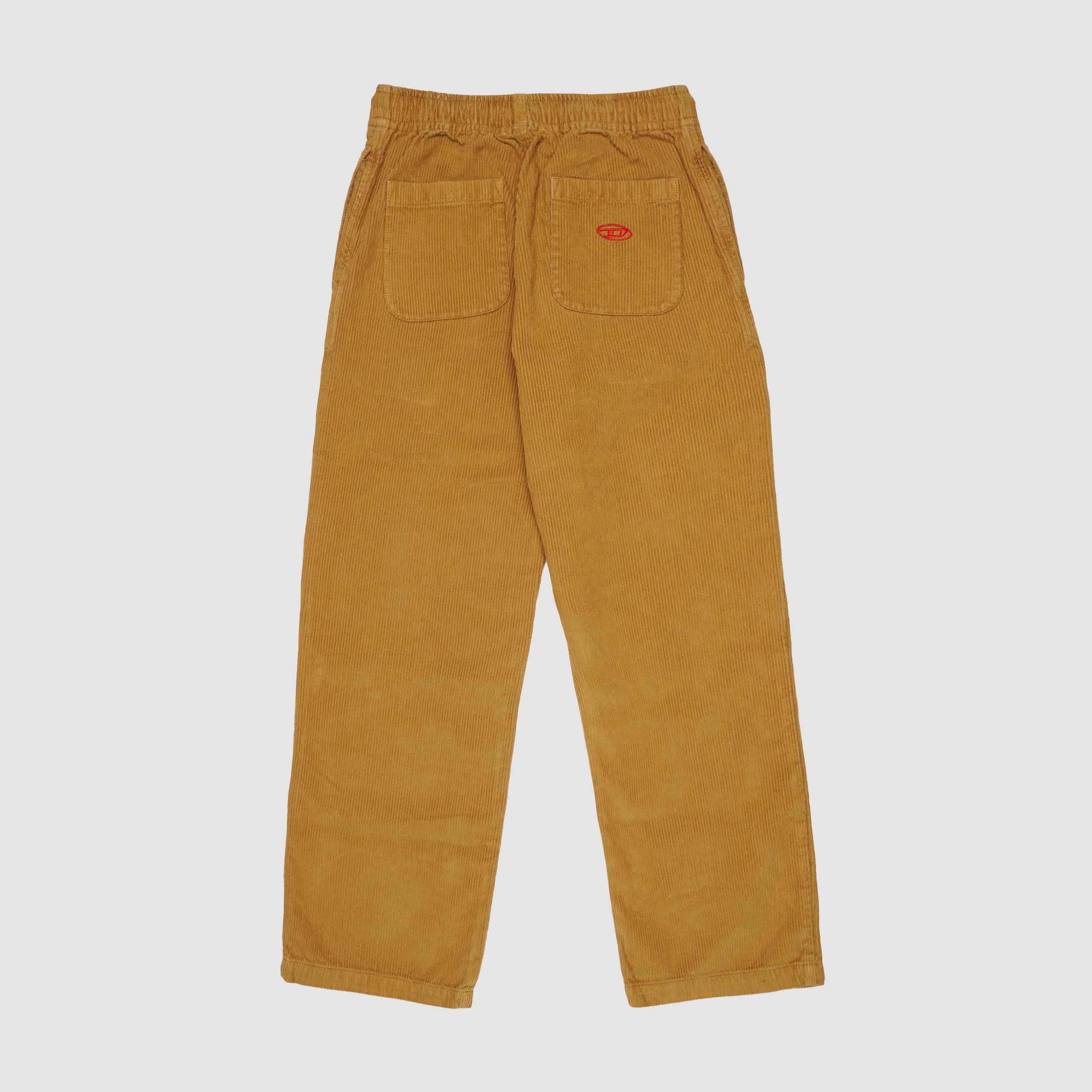 DIESEL Signed Sand Velvet Trousers for Girls
