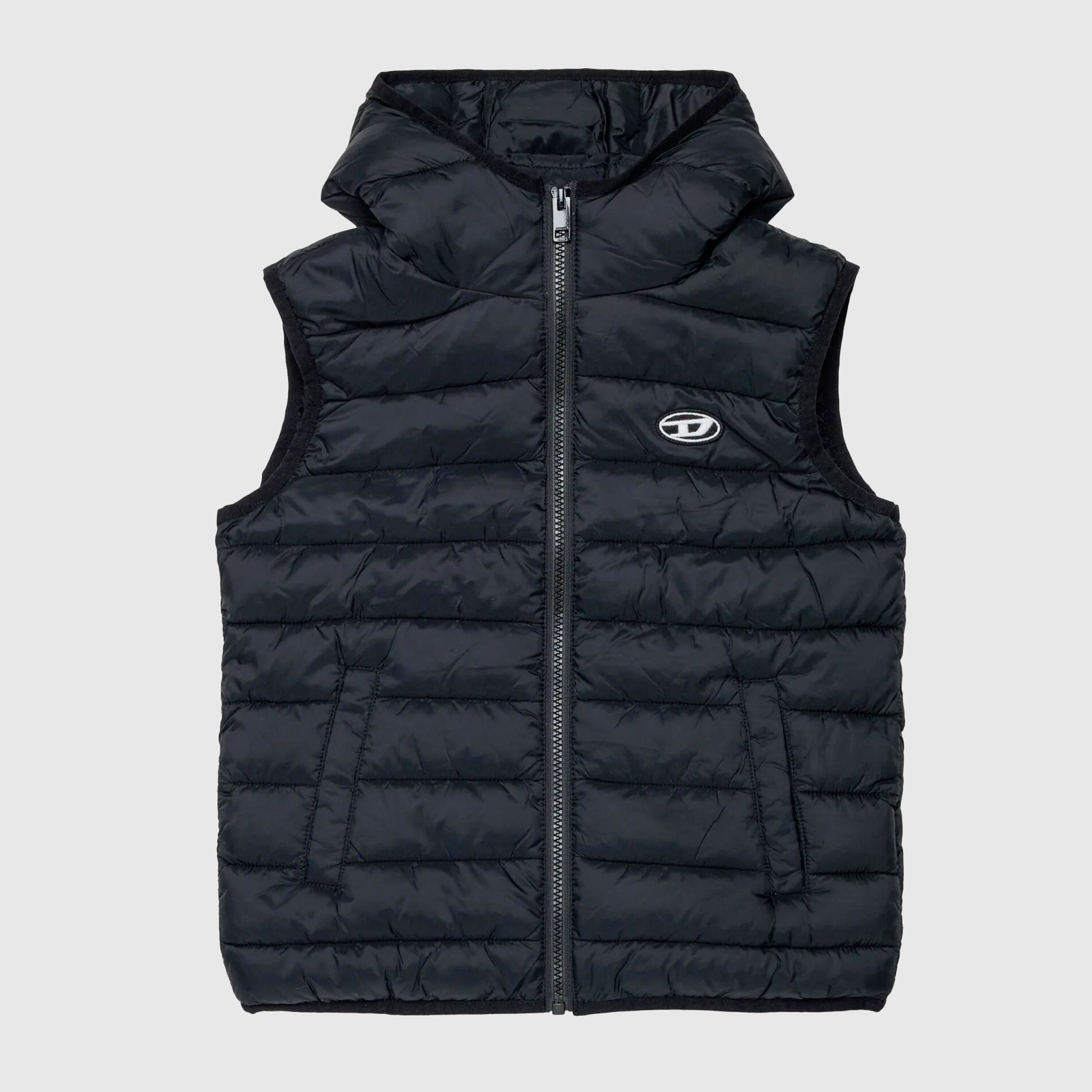 Smanicato Trapuntato Nero Firmato DIESEL