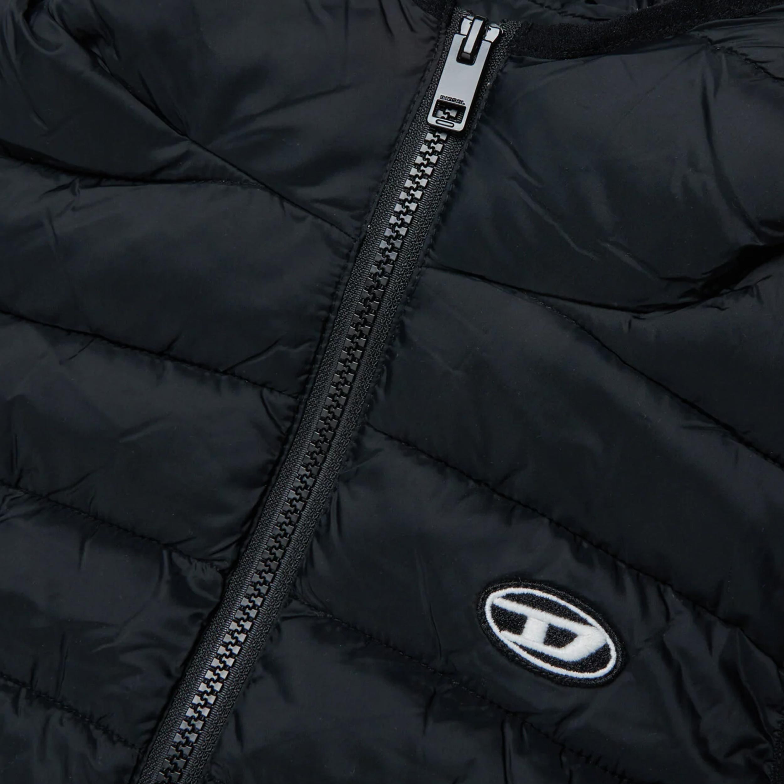 Smanicato Trapuntato Nero Firmato DIESEL