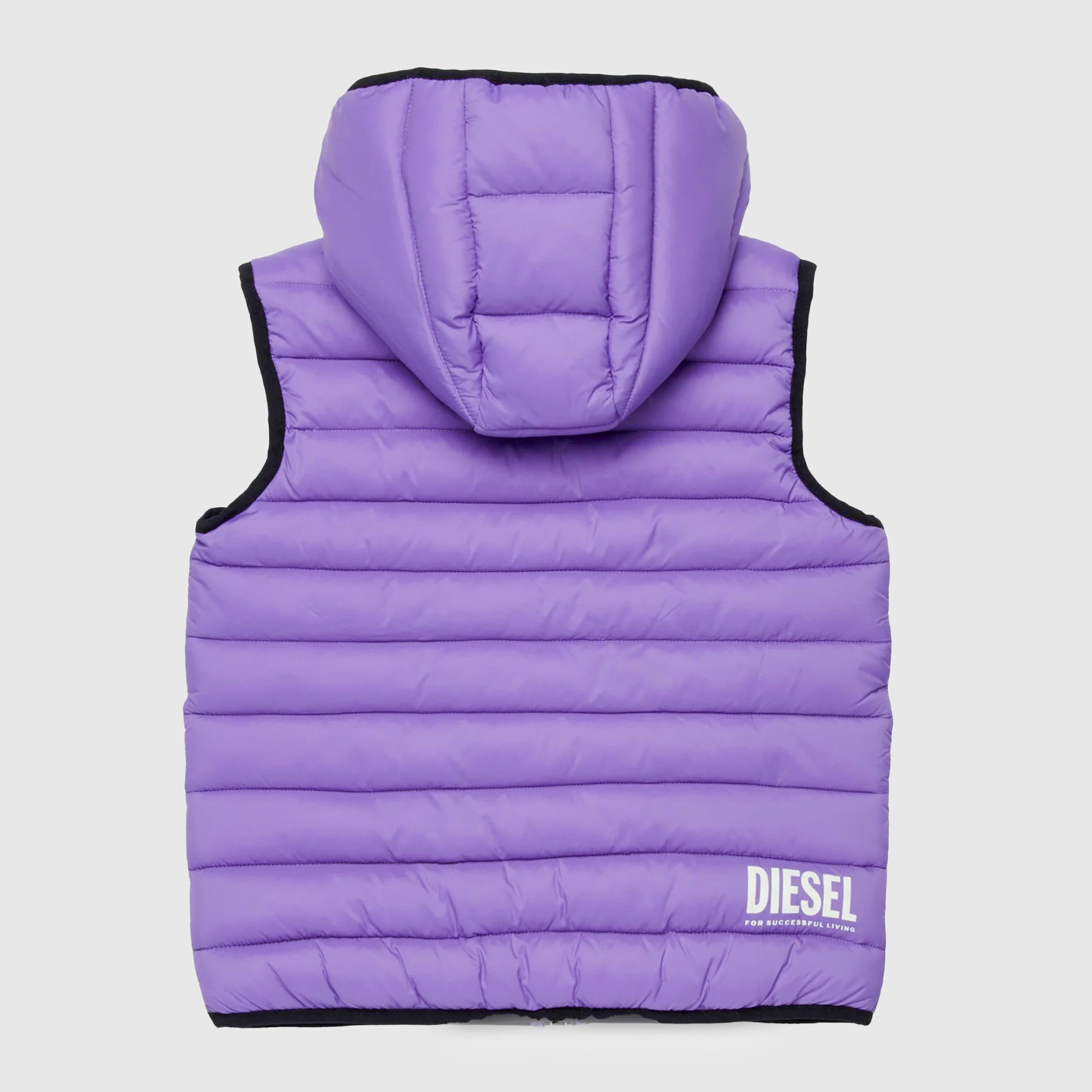 Smanicato Viola con Logo in Contrasto Firmato DIESEL