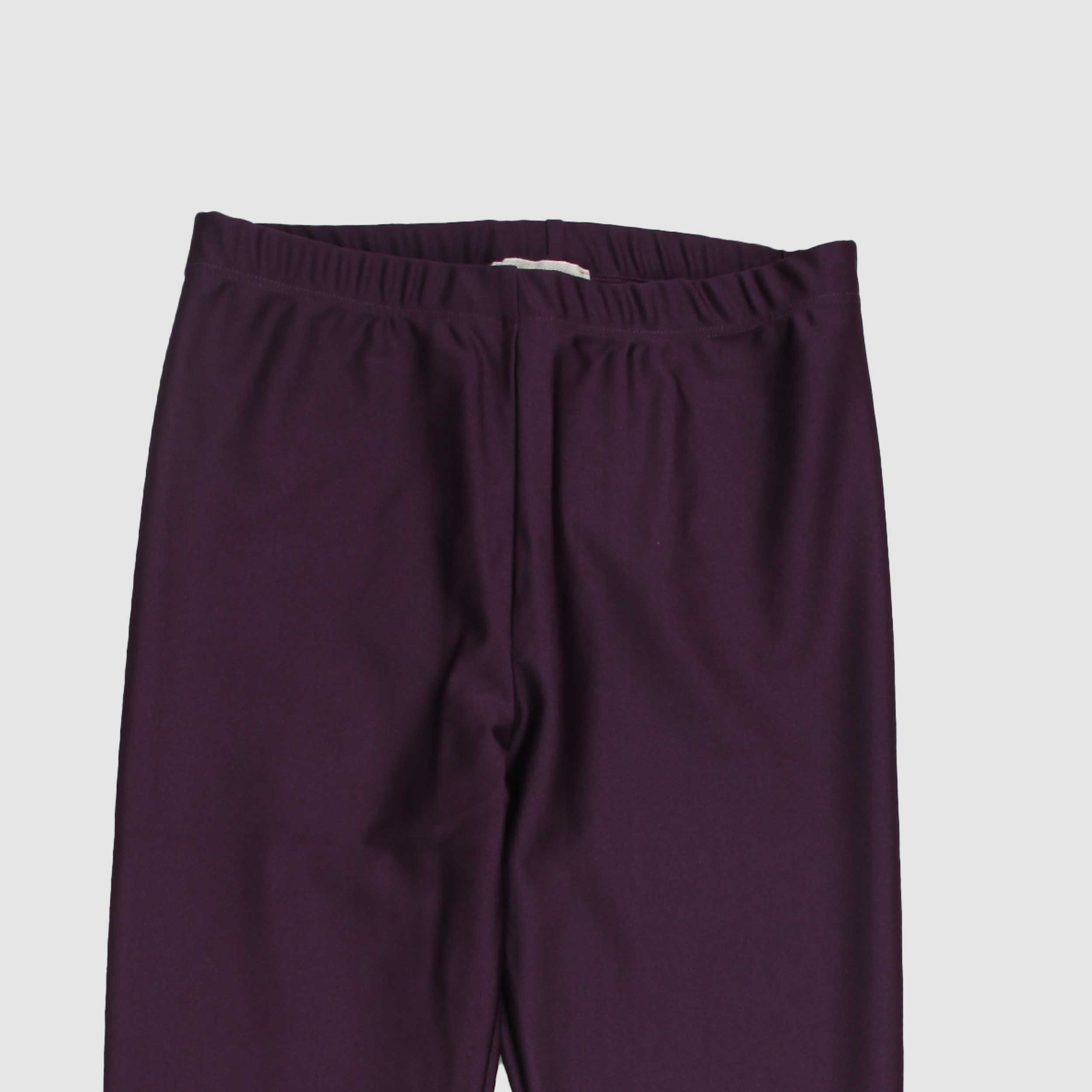 Leggings Melanzana in Tessuto Lucido by DOUUOD
