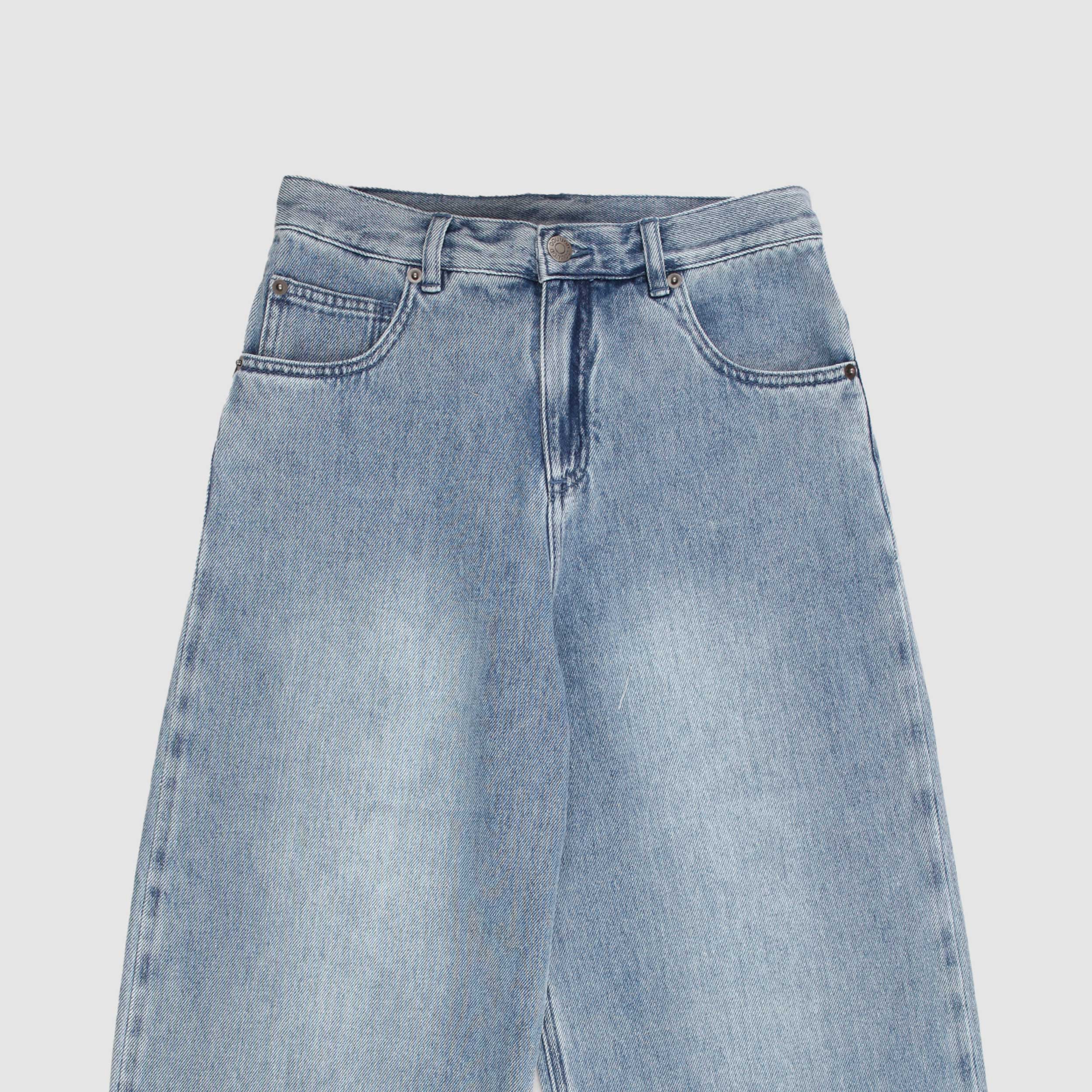 Denim Light Jeans 5 Pockets Model Largo By DOUUOD