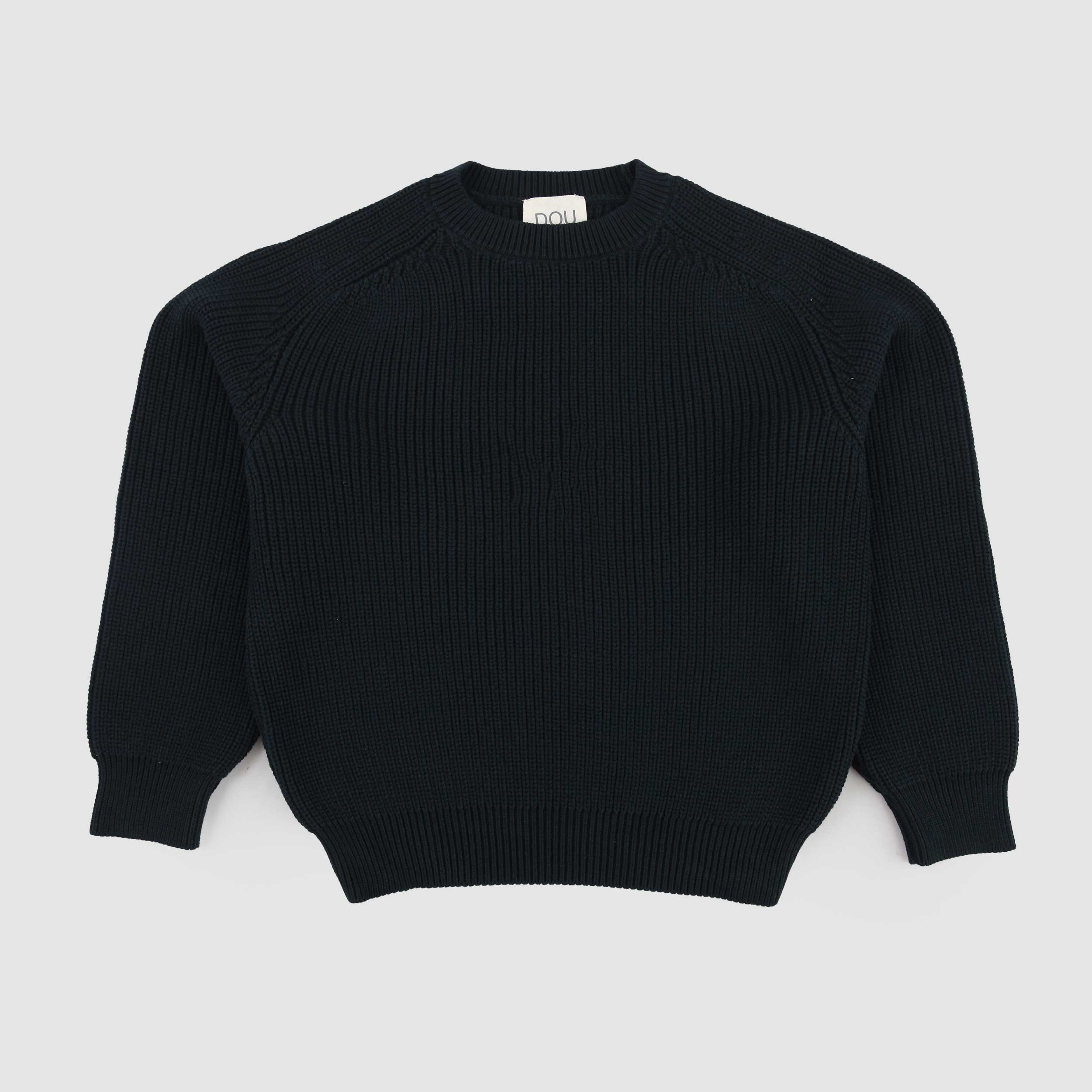 Maglioncino Color Blu con Targhetta Firmato DOUUOD