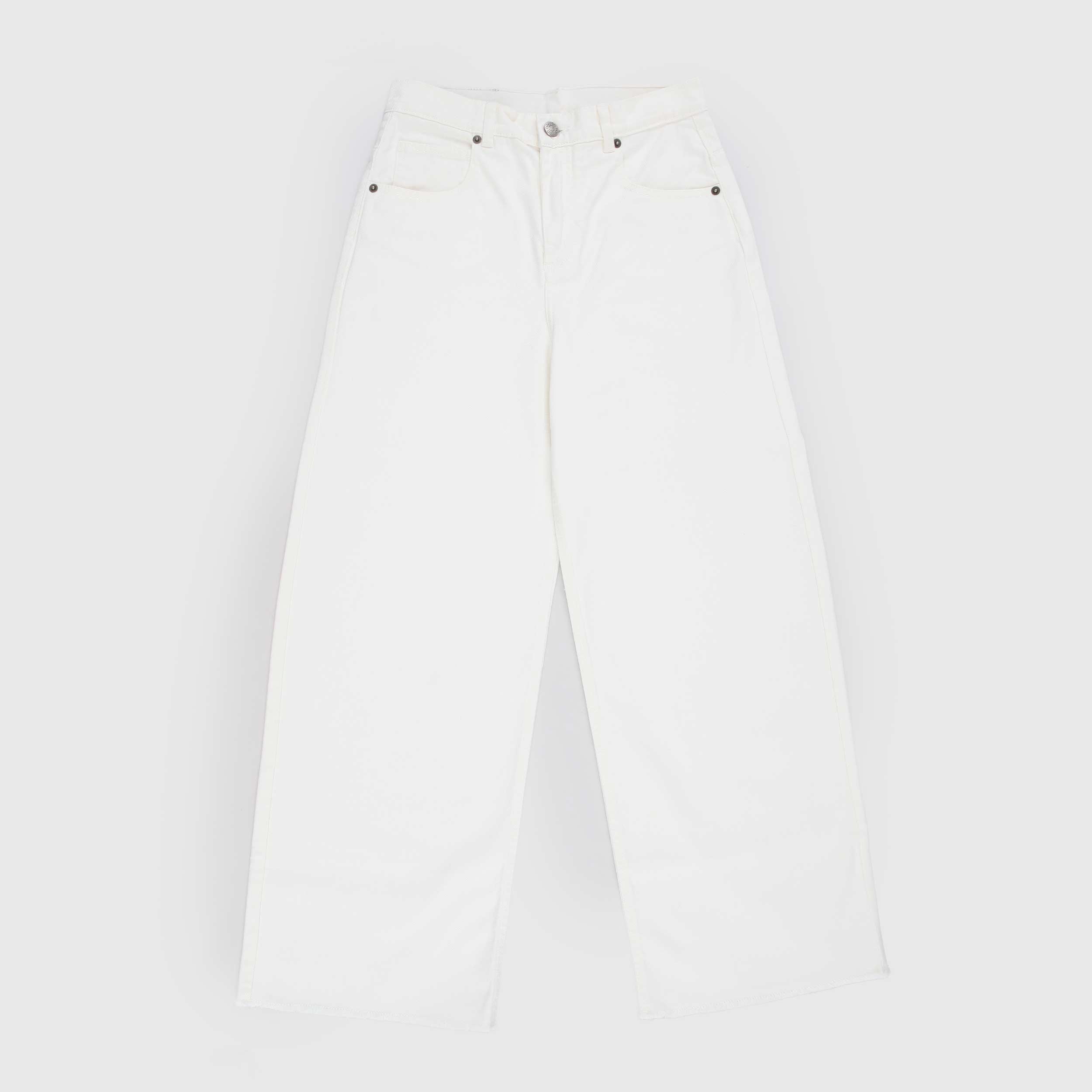Pantalone Crema con Design Cinque Tasche Firmato DOUUOD