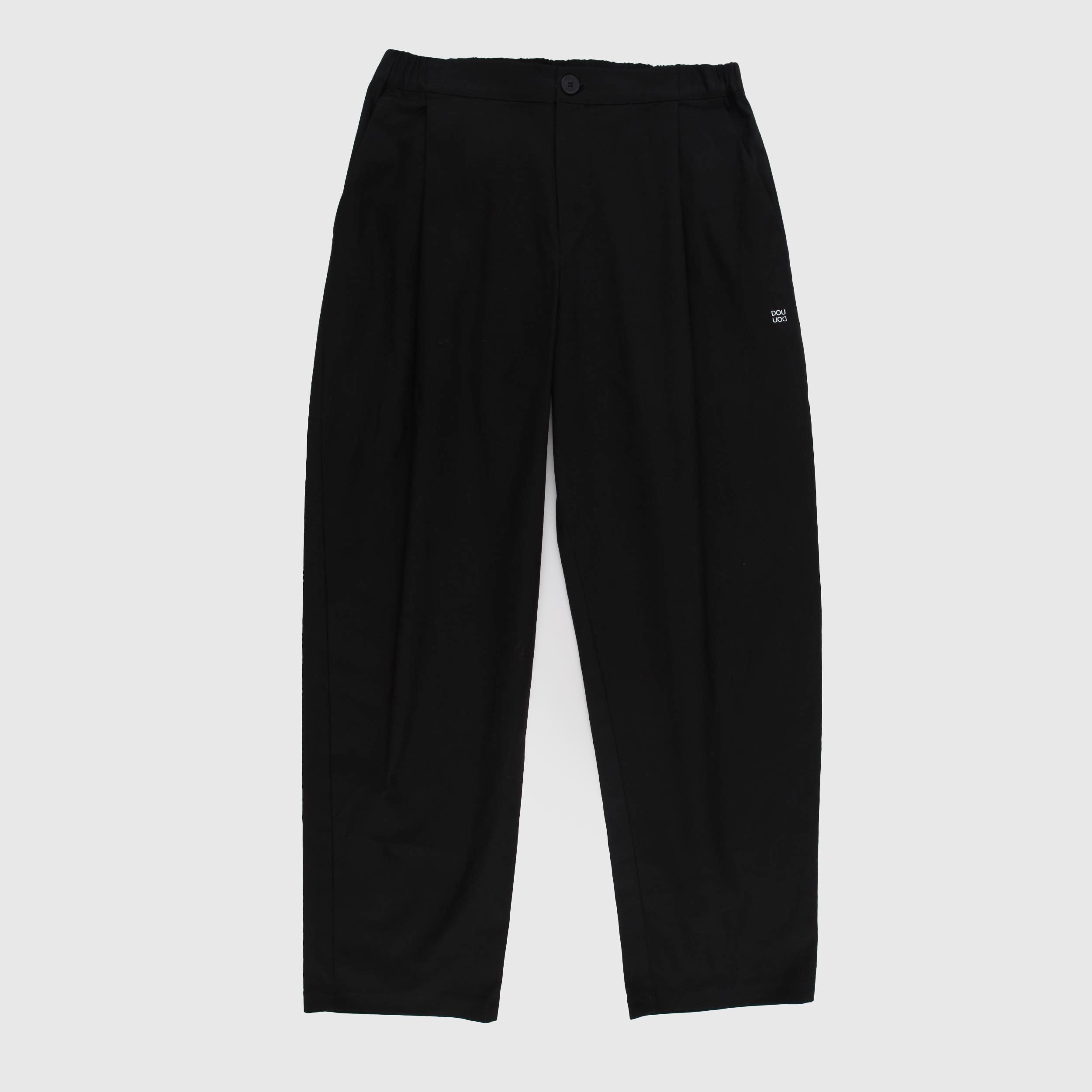 Pantalone Nero Modello Uovo Firmato DOUUOD