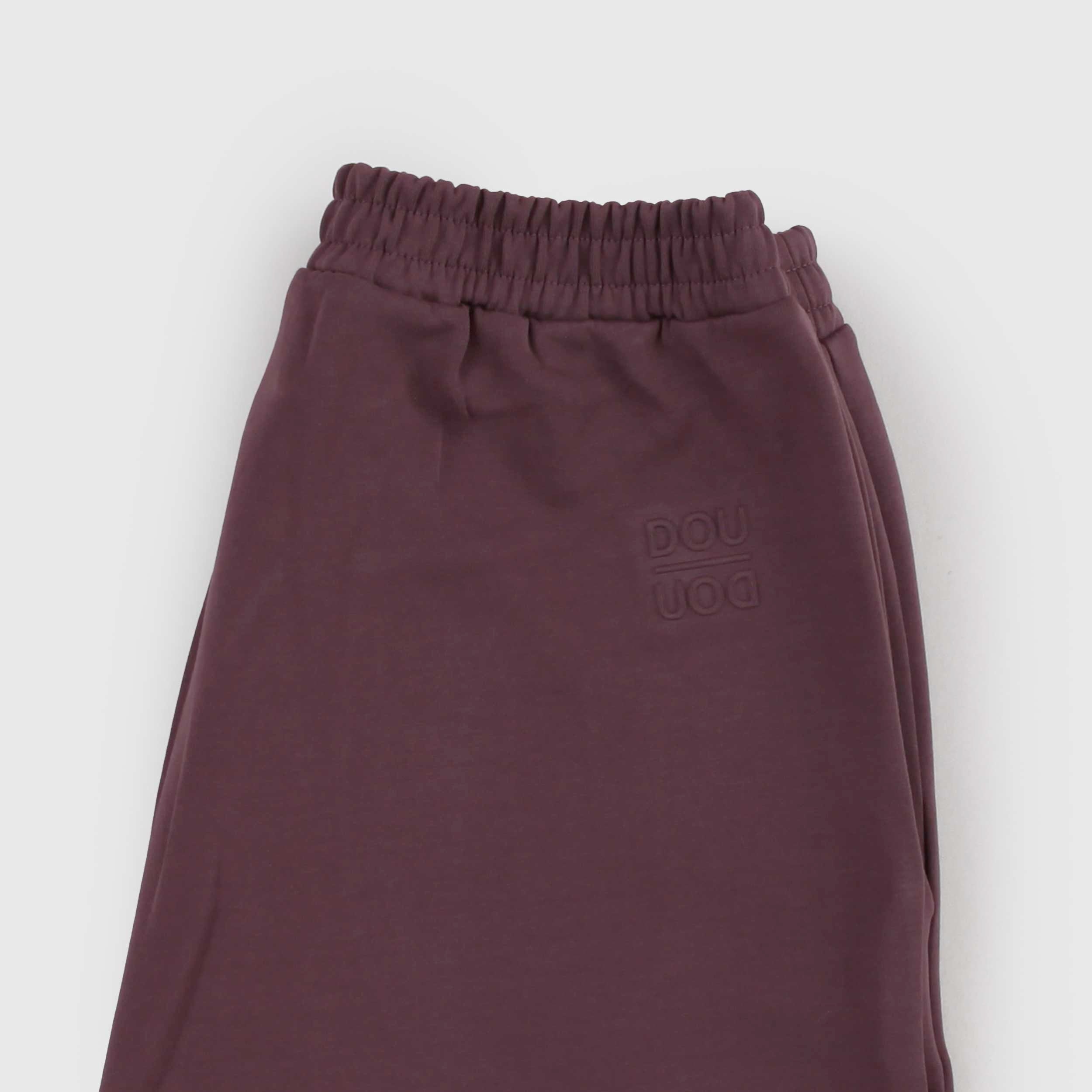 Pantalone Color Prugna a Gamba Larga per Ragazza by DOUUOD