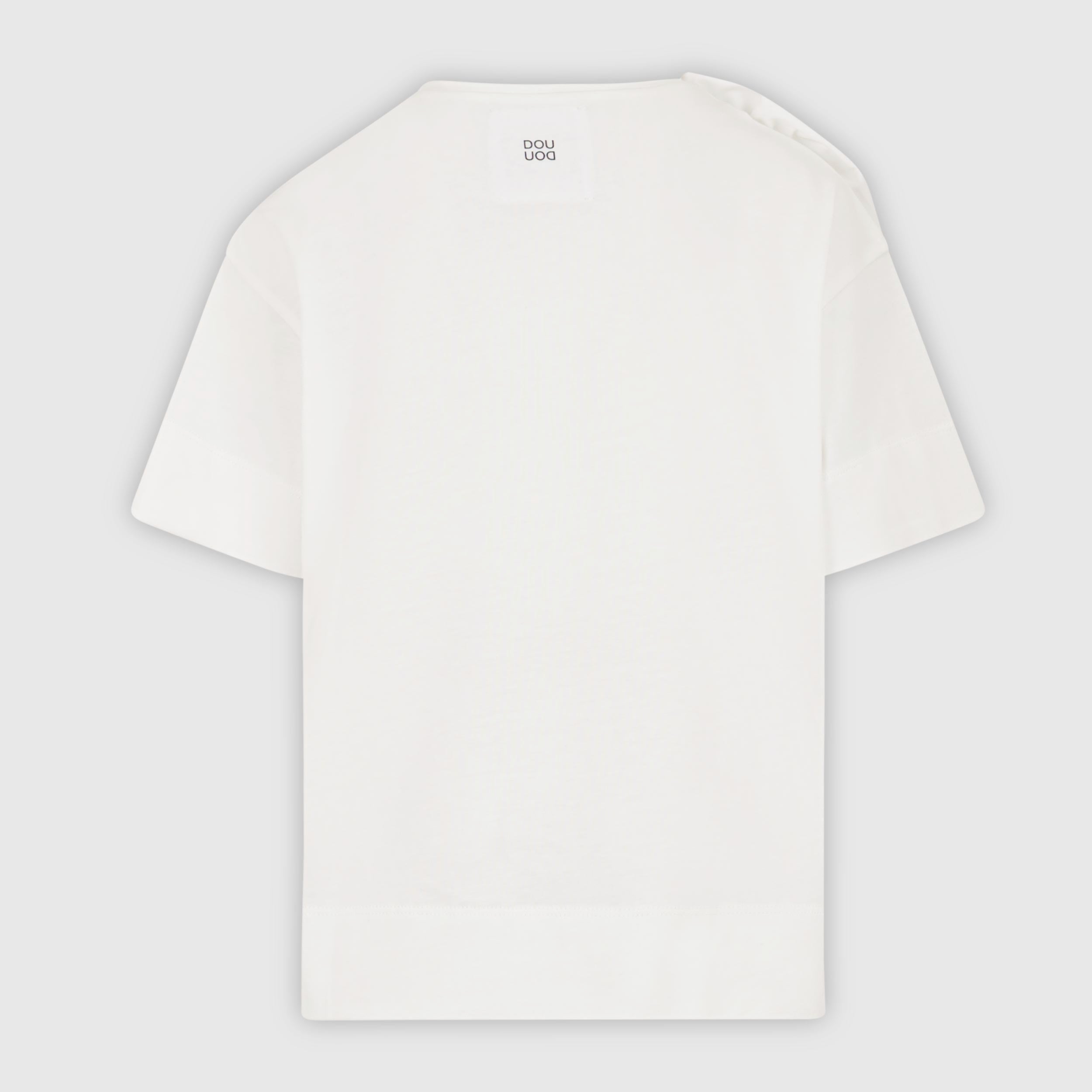 T-Shirt Bianca Rouge In Rilievo firmato DOUUOD