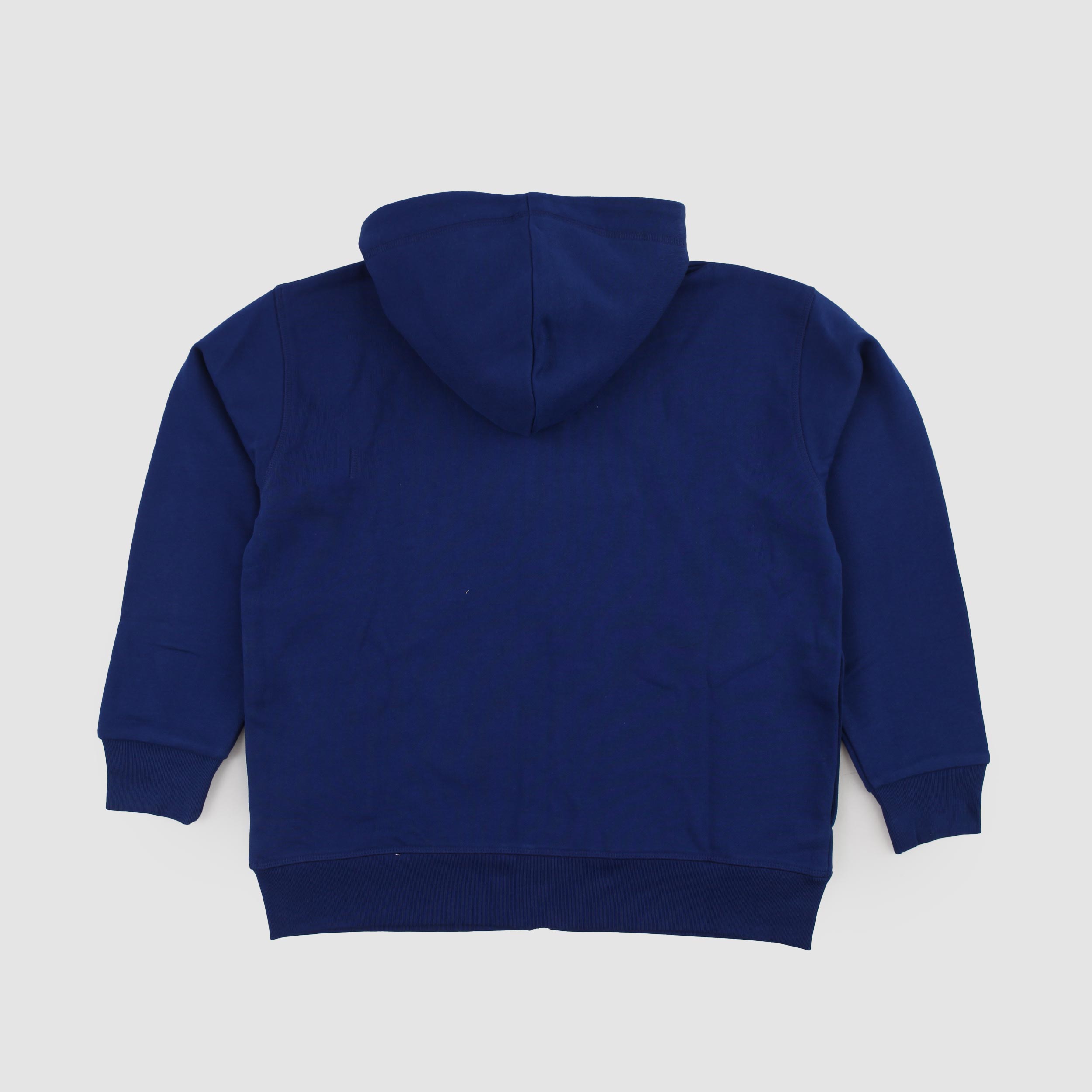 Felpa Indaco con Logo Gommato Bianco Firmata DSQUARED2