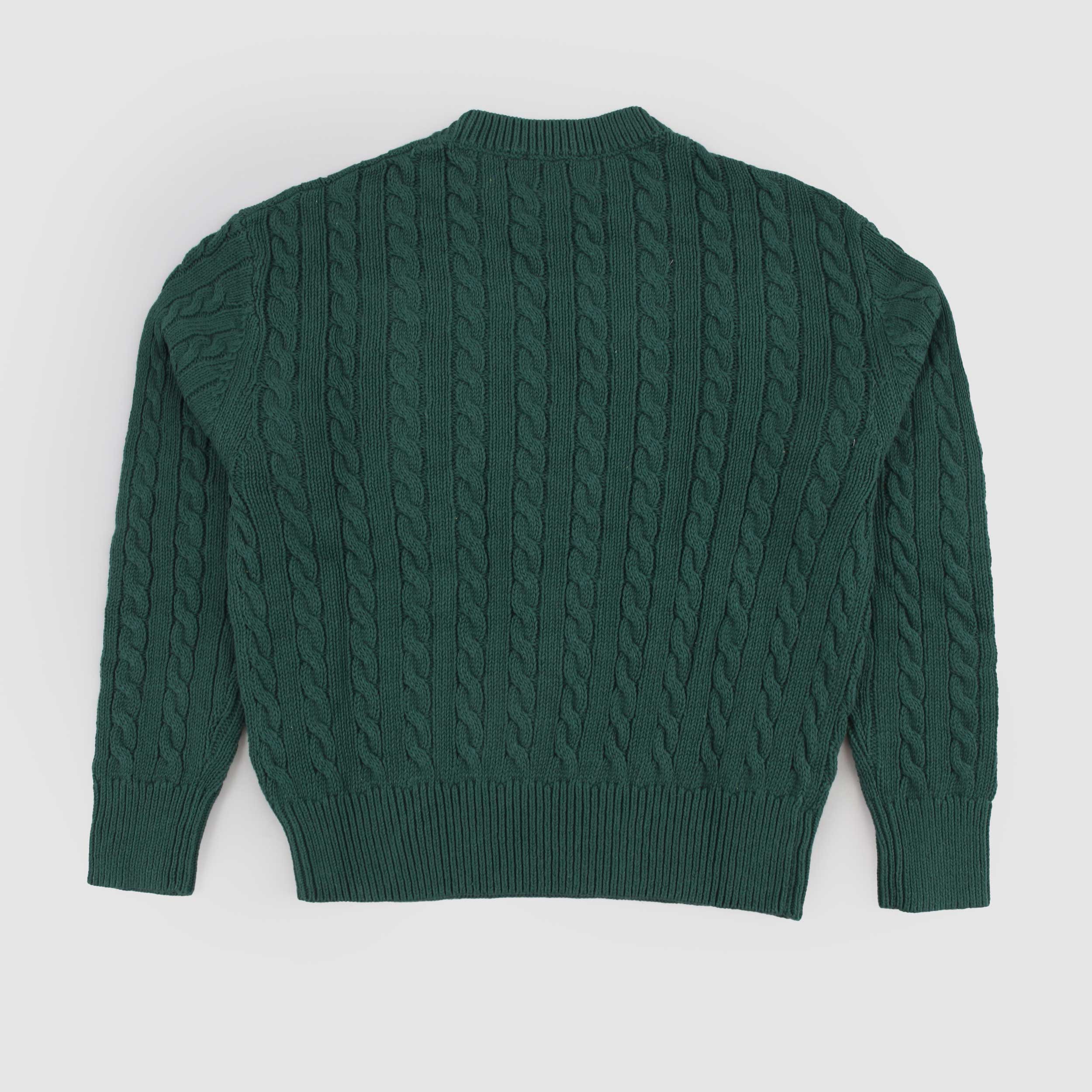 Maglioncino Verde con Taschino Marrone Firmato DSQUARED2