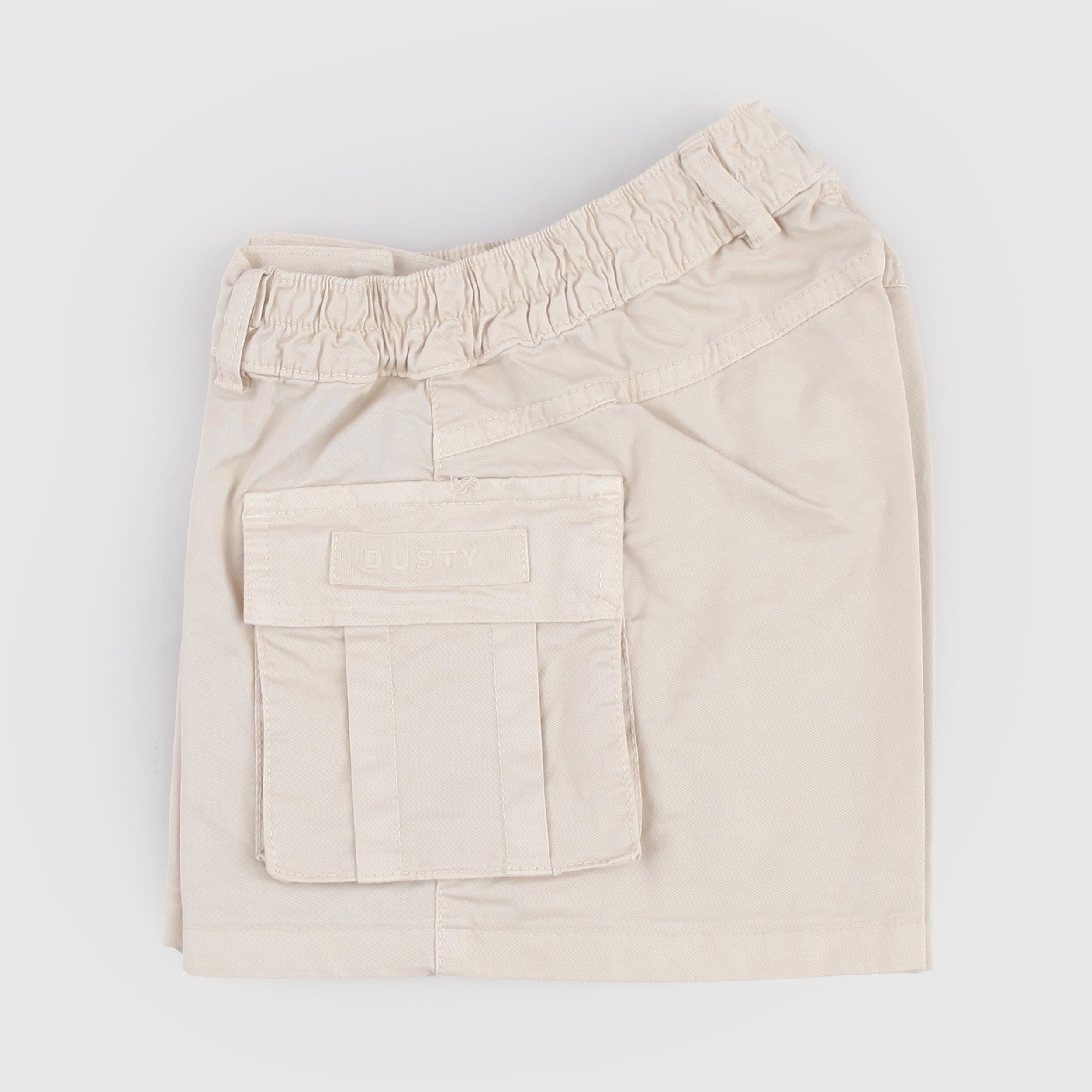Shorts Beige con Chiusura sul Davanti Firmato DUSTY COLOR