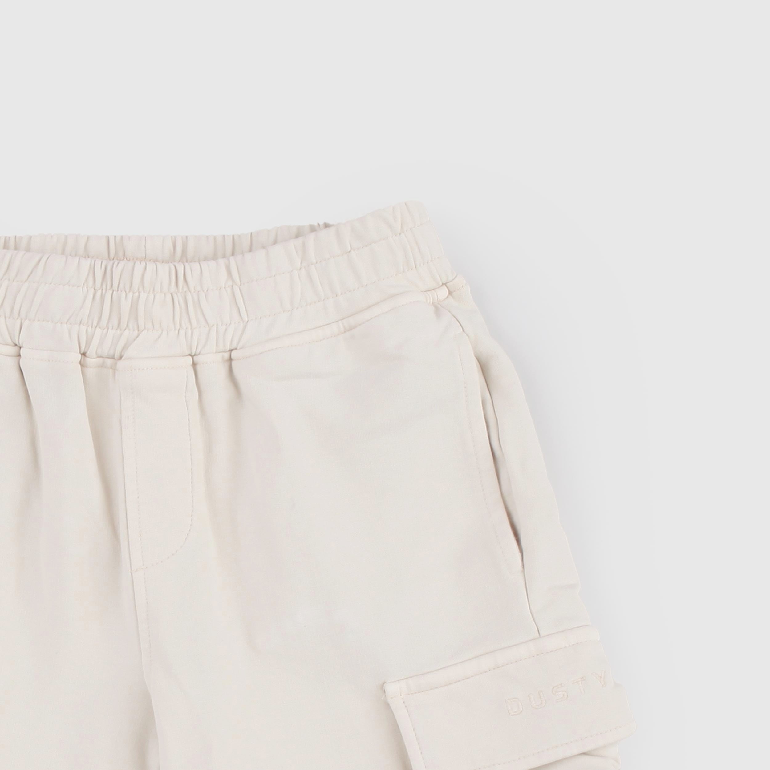 Bermuda Color Beige con Patta Firmato DUSTY COLOR