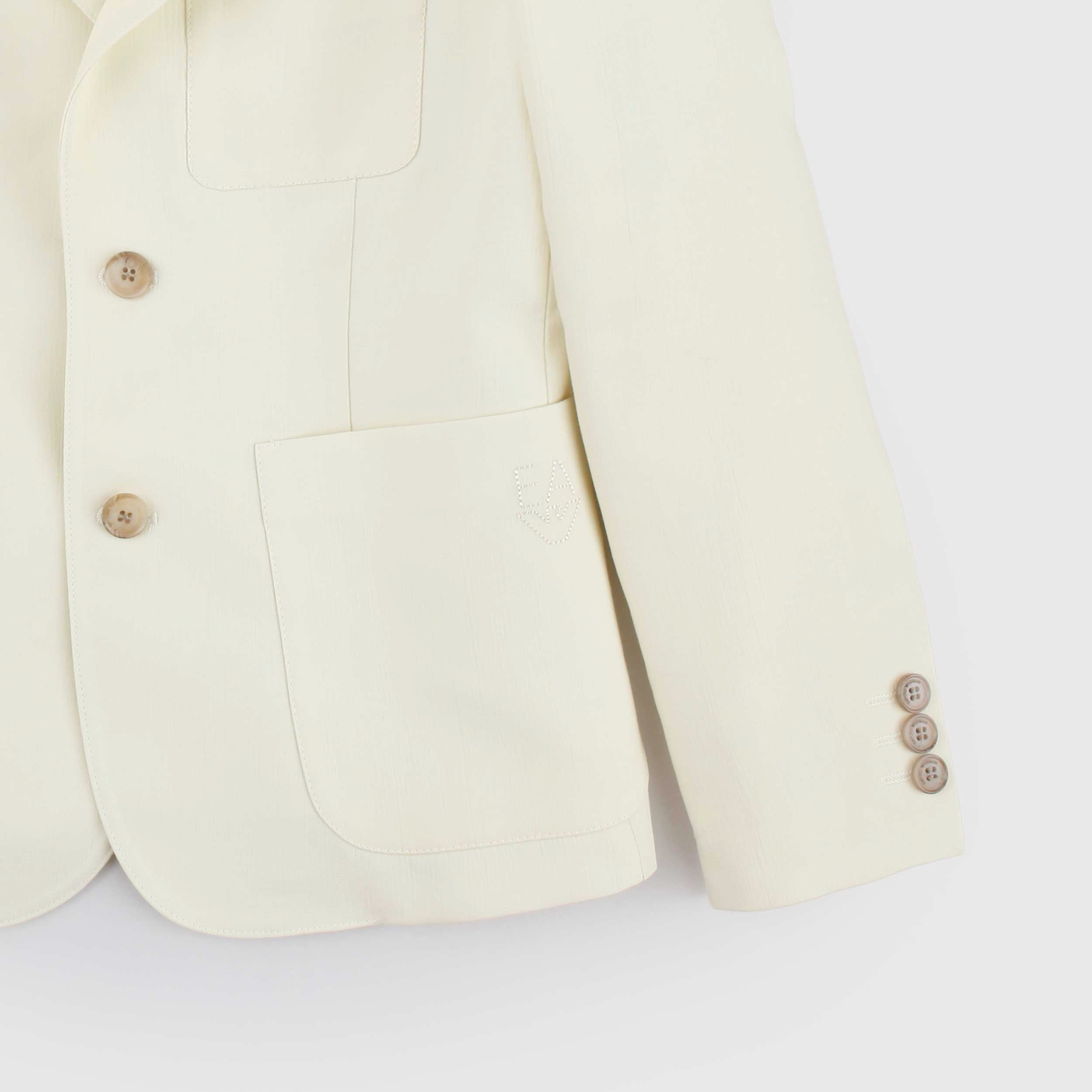 Giacca con Tasche a Toppa con Logo Firmata ARMANI JUNIOR