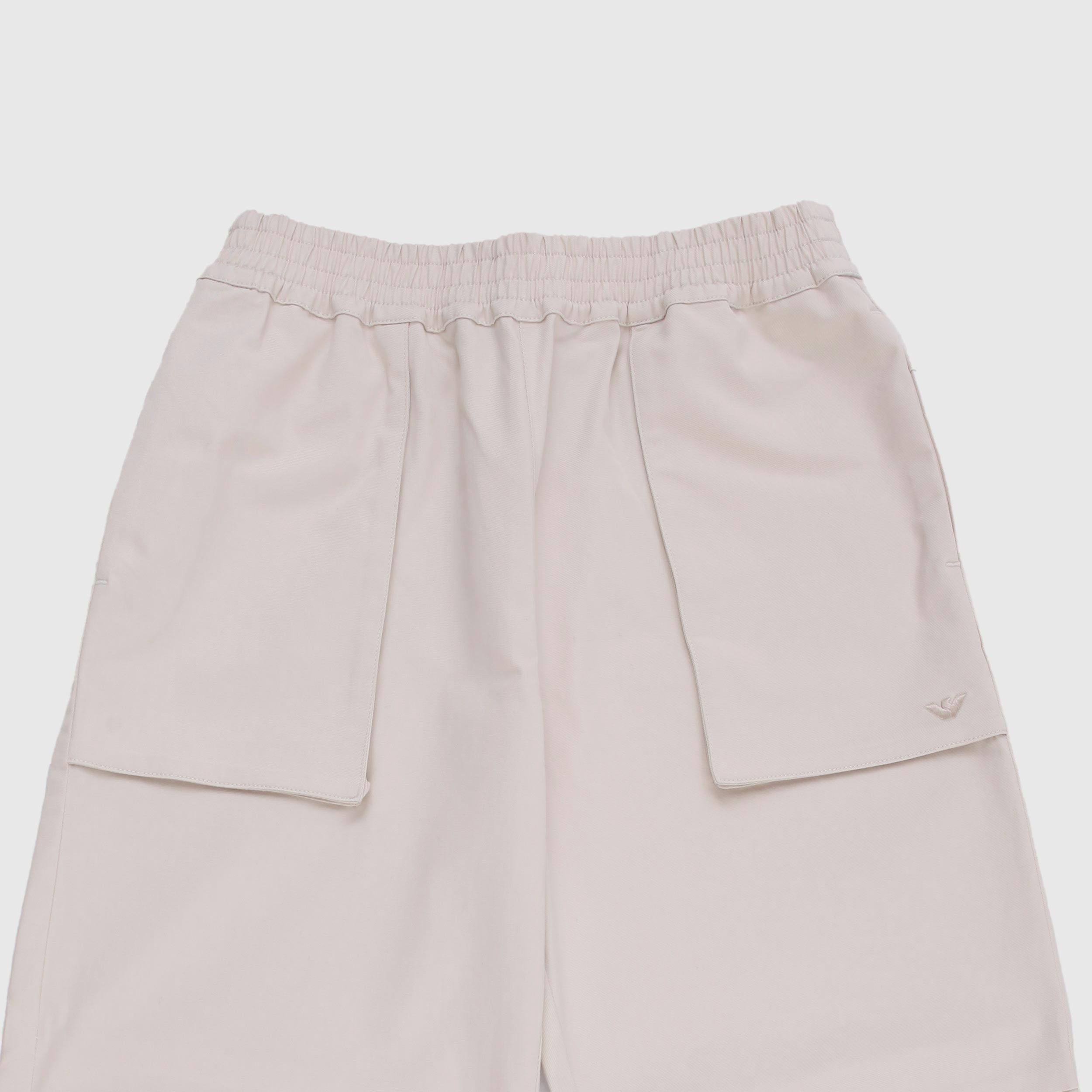 Pantalone Beige con Logo Ricamato Firmato ARMANI JUNIOR