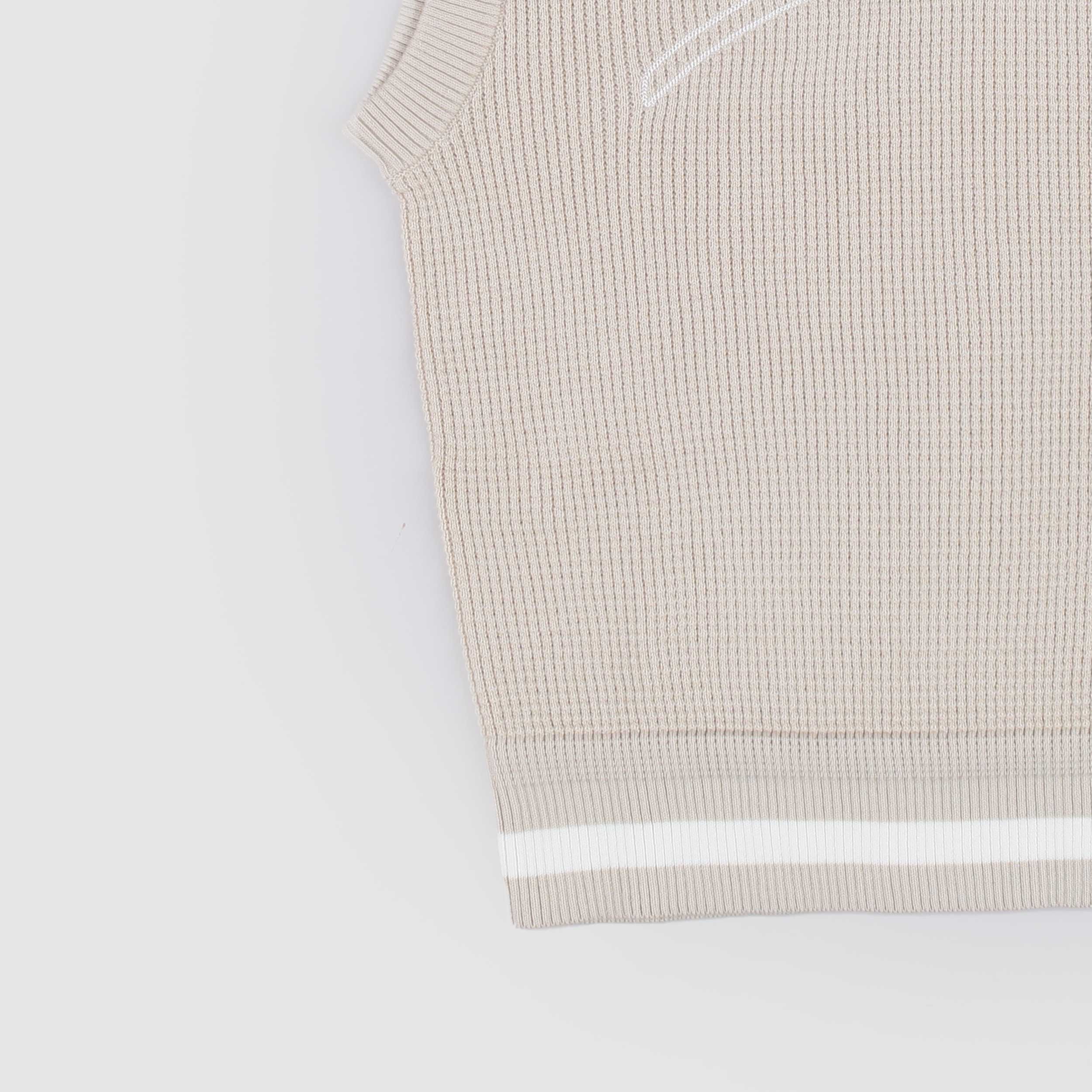 Beige Sweater with Embroidered Writing by ARMANI JUNIOR