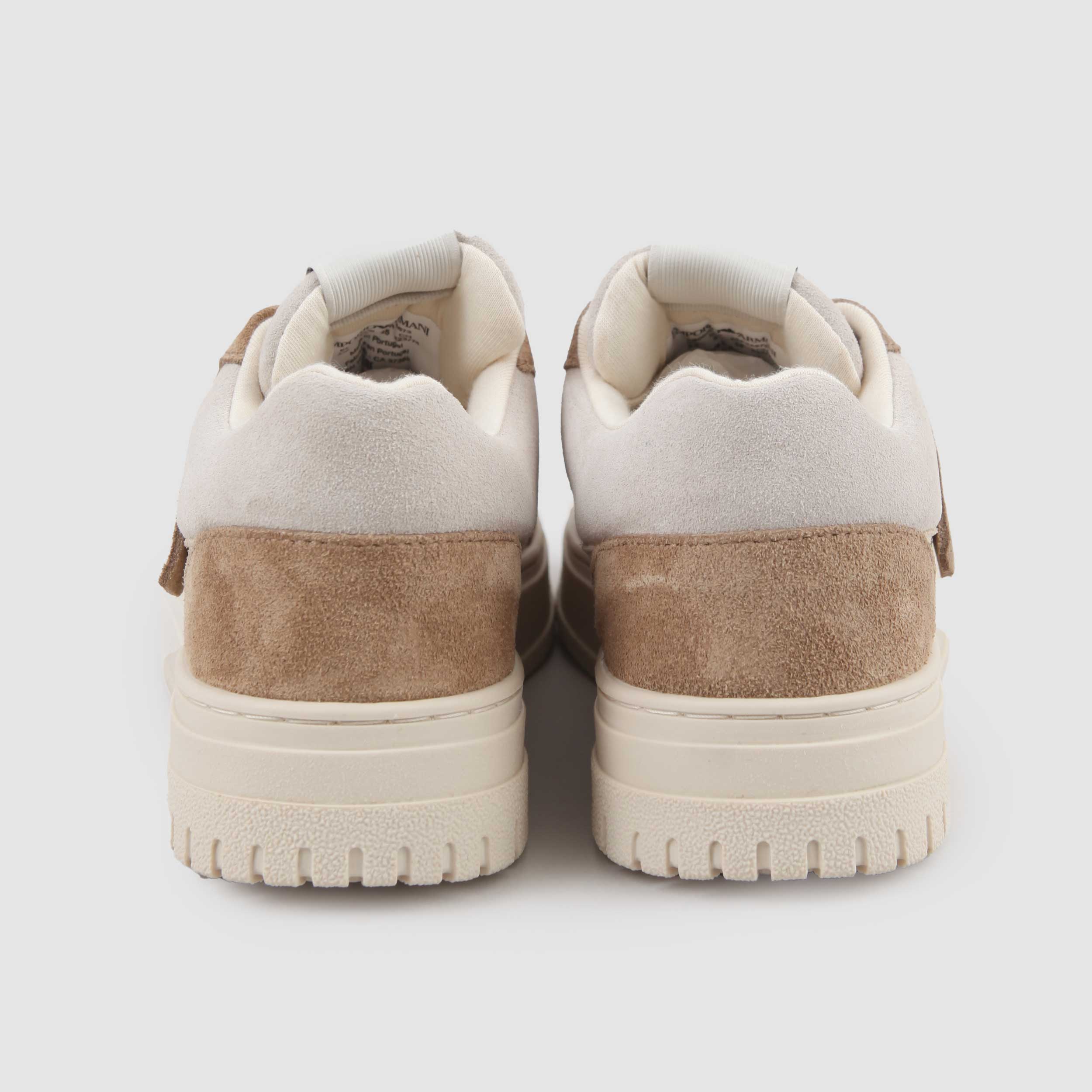 Sneaker in Pelle Scamosciata Marrone Firmata ARMANI JUNIOR