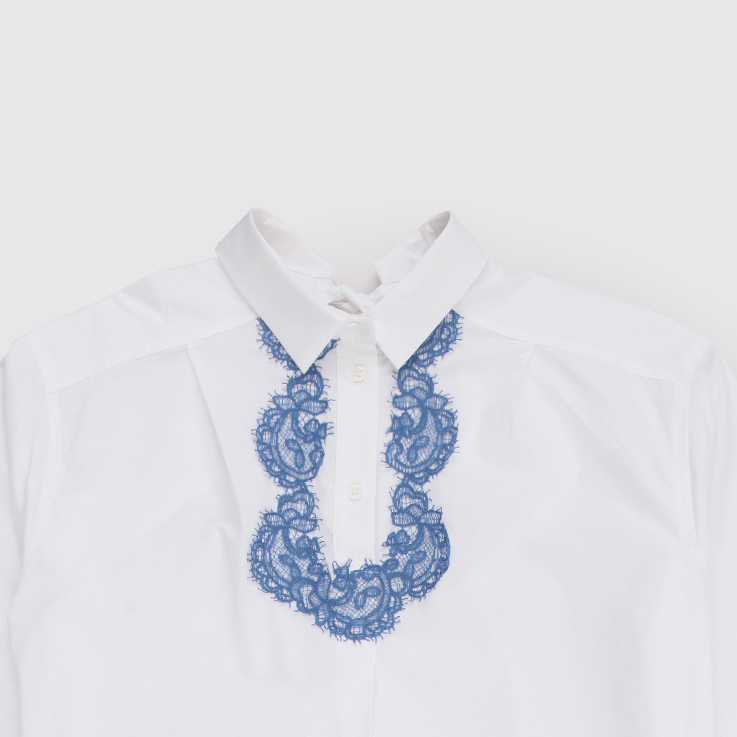 ERMANNO SCERVINO Poplin Lace Dress
