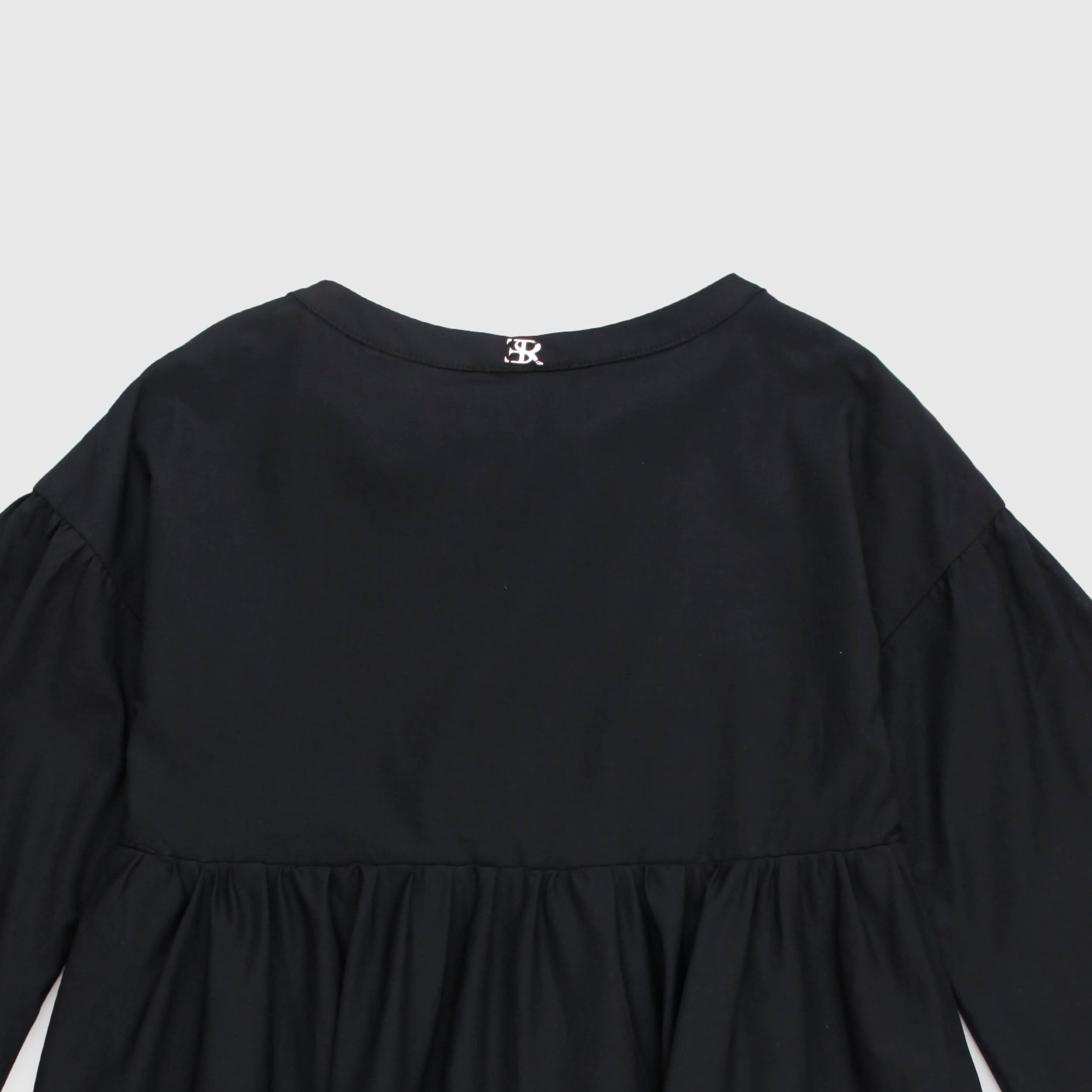 Black Crew Neck Dress by ERMANNO SCERVINO