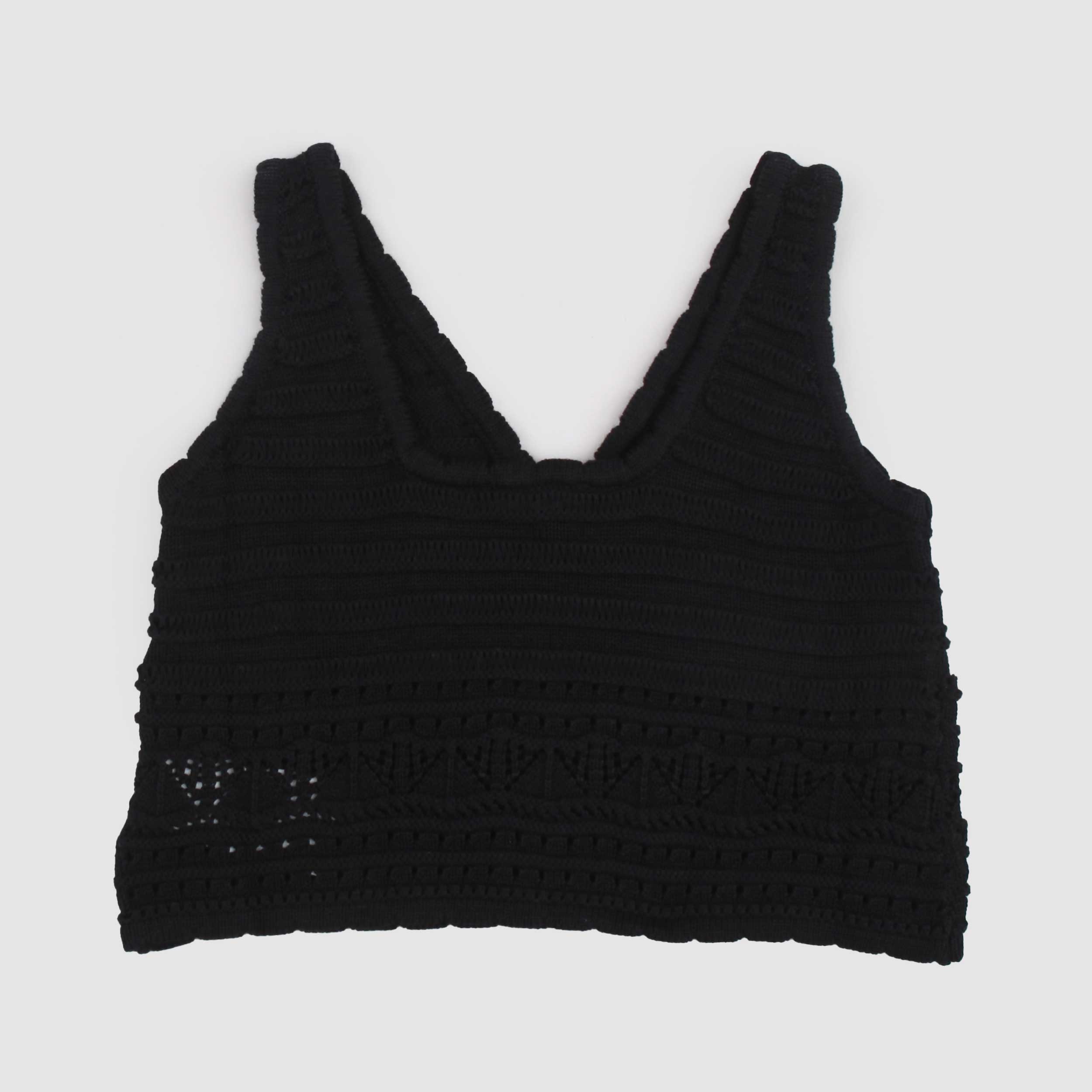 ERMANNO SCERVINO Black Top with Thin Straps