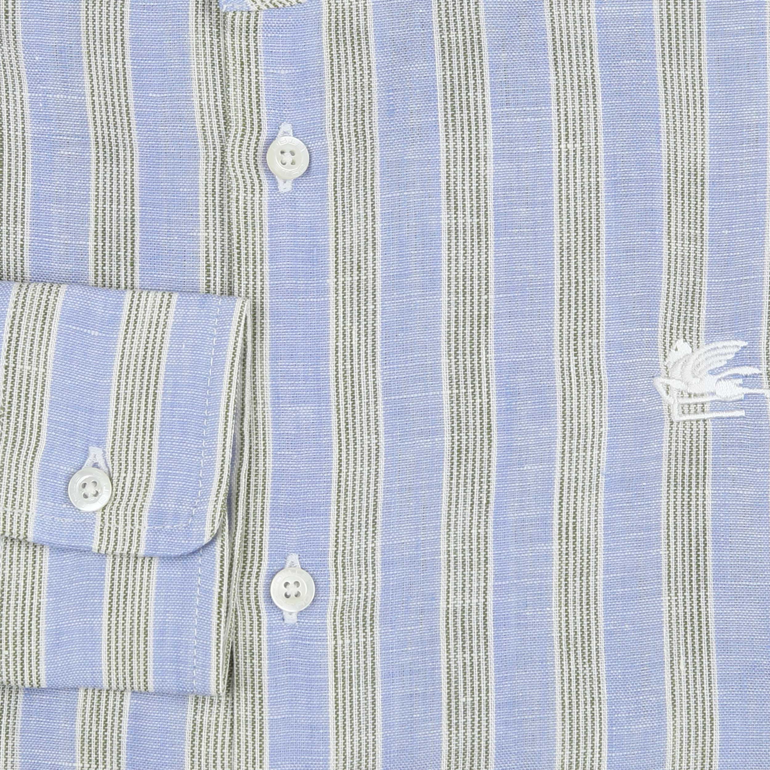 Camicia Celeste e Verde Firmata ETRO