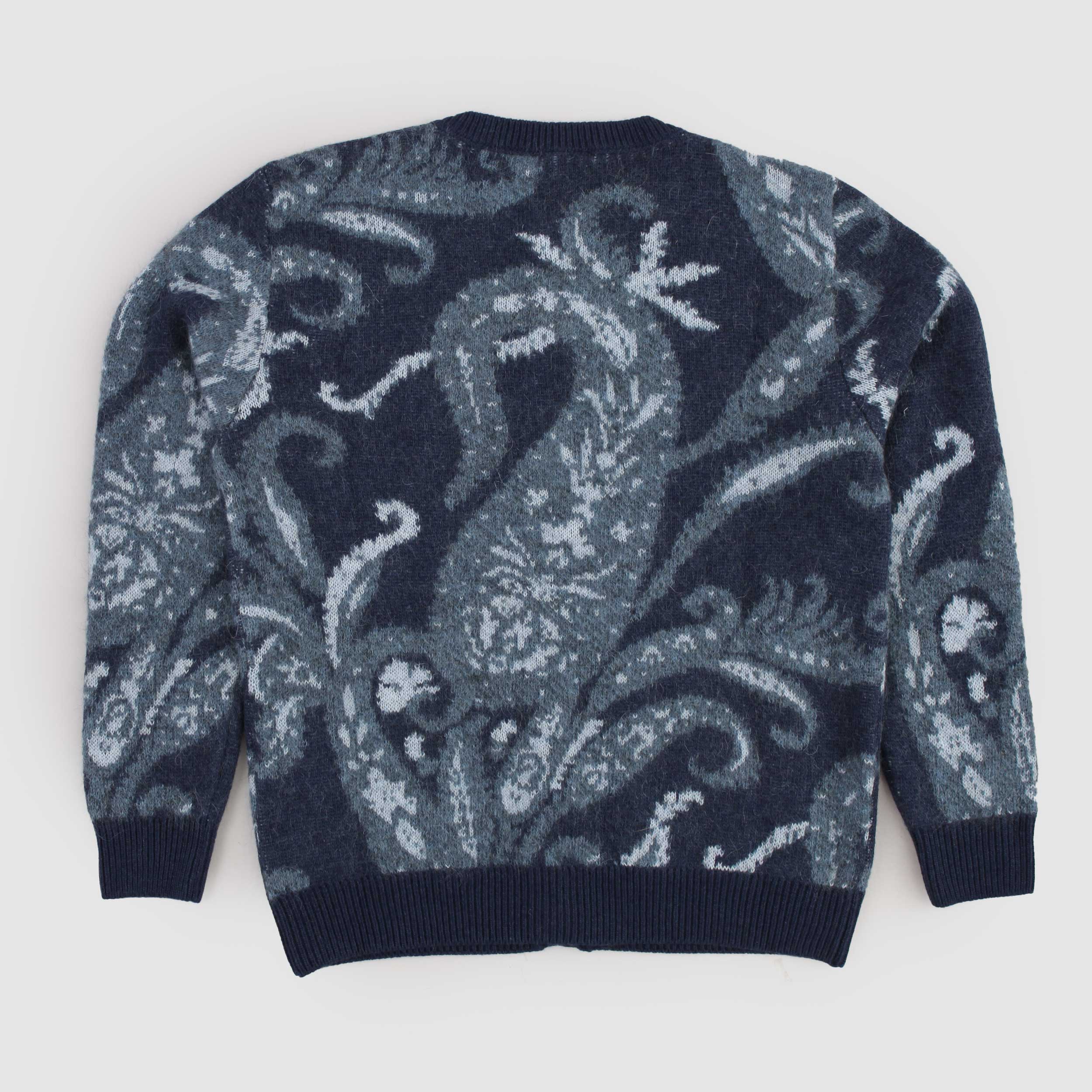 Blue Fantasy Cardigan for Boys Signed ETRO