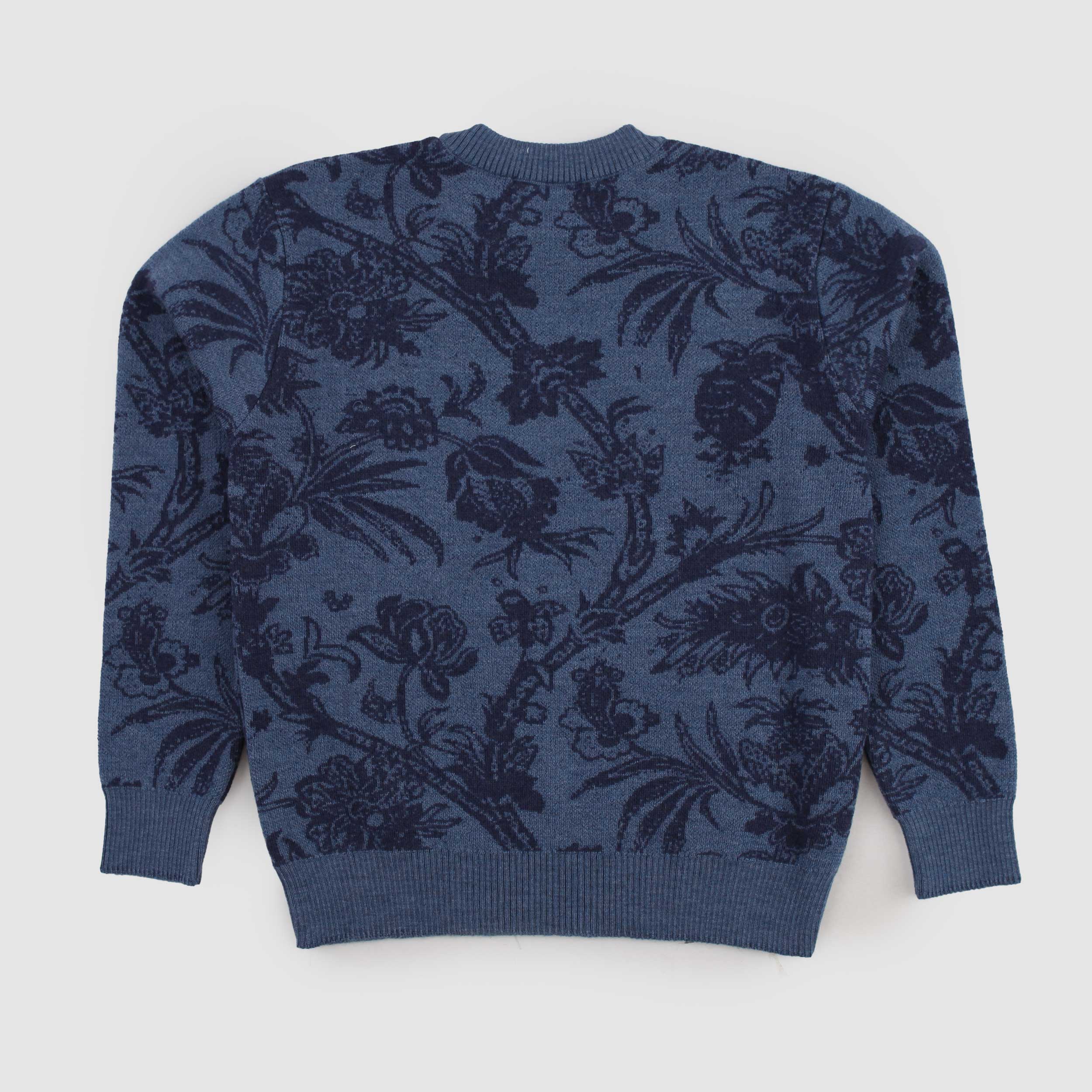 Maglioncino Azzurro con Disegni Floreali By ETRO